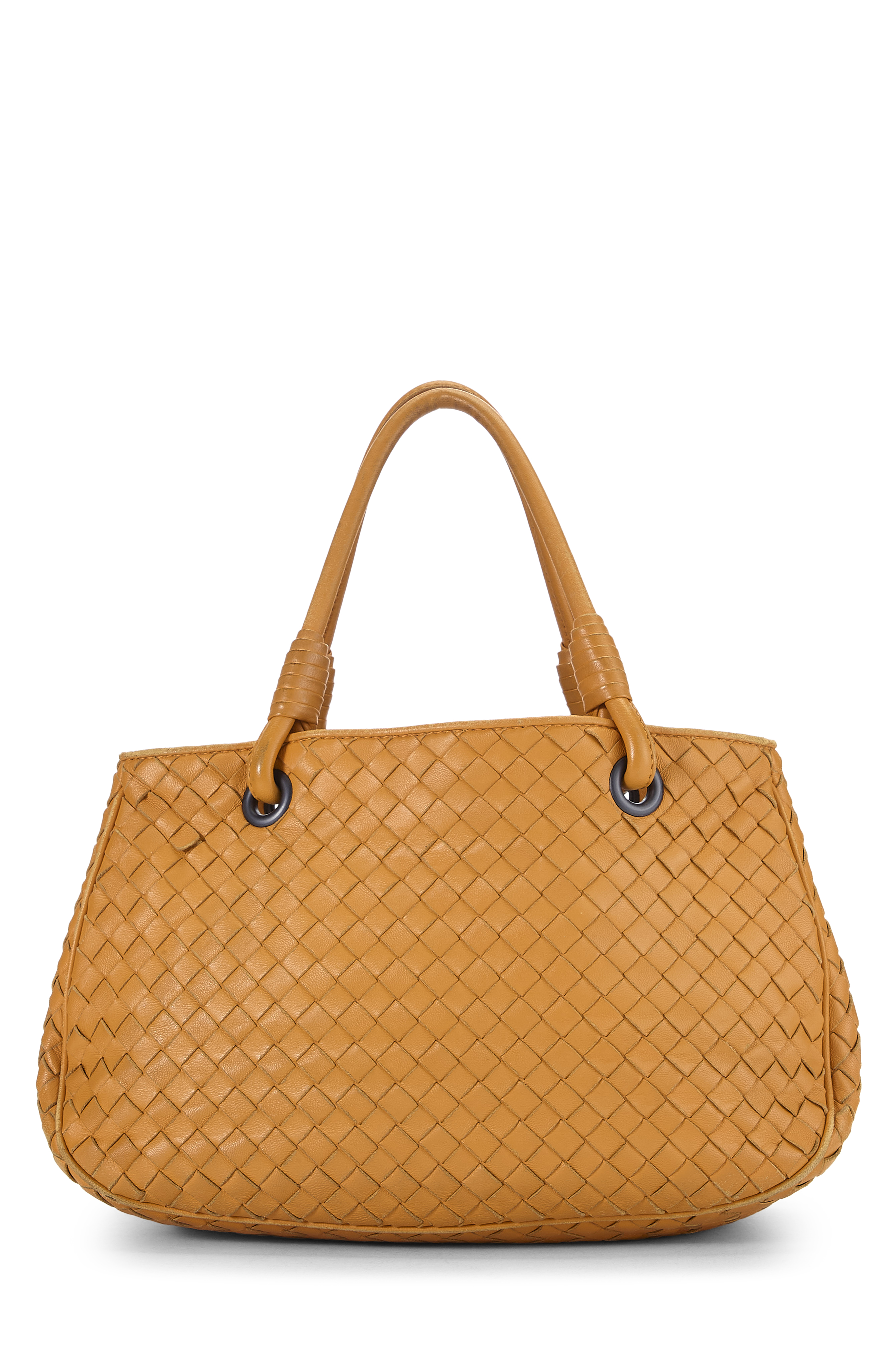 Intrecciato Leather Handbag Small