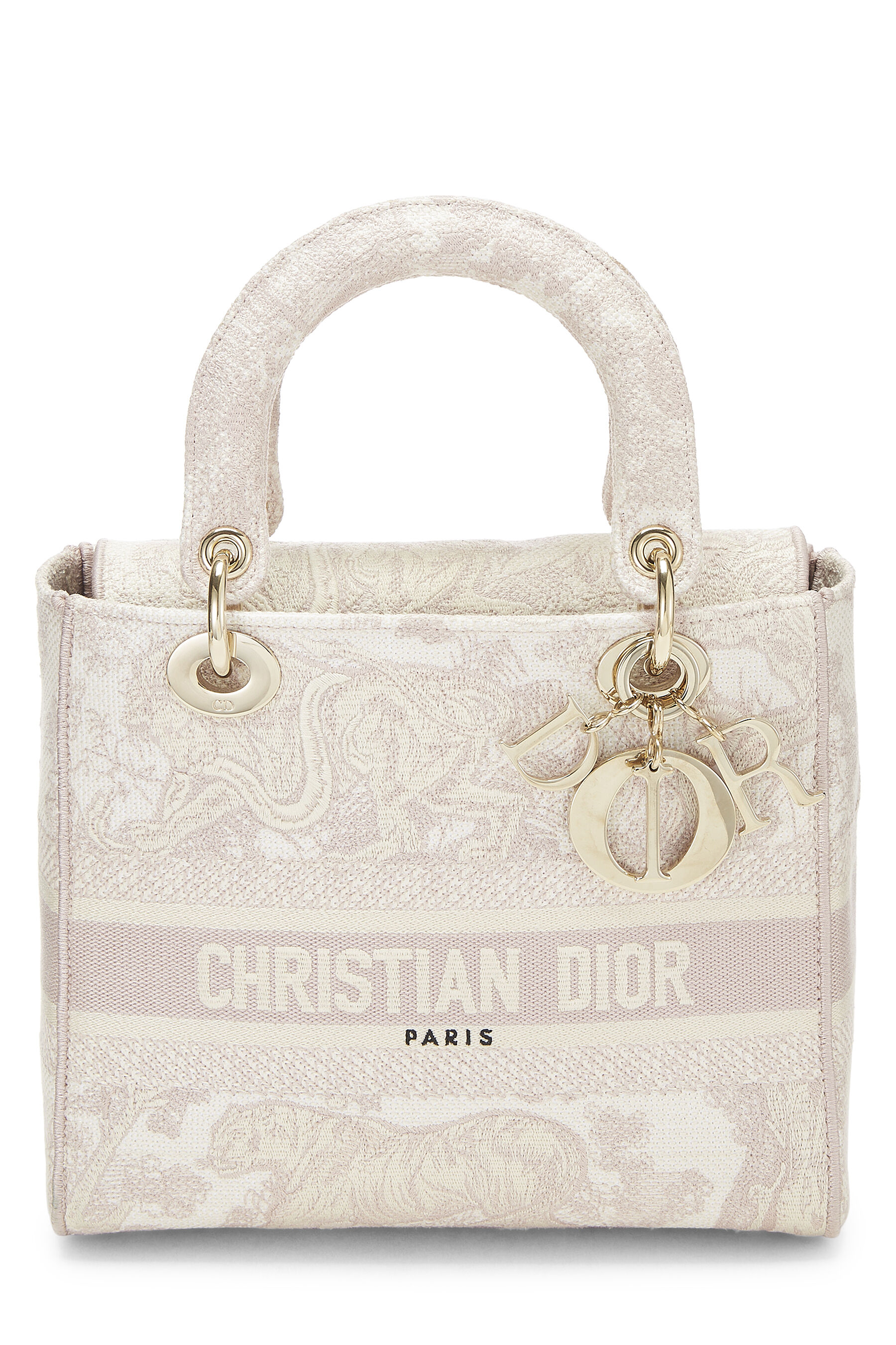 Dior Medium Lady D Lite Bag Fluorescent Toile de Jouy Reverse Embroidery