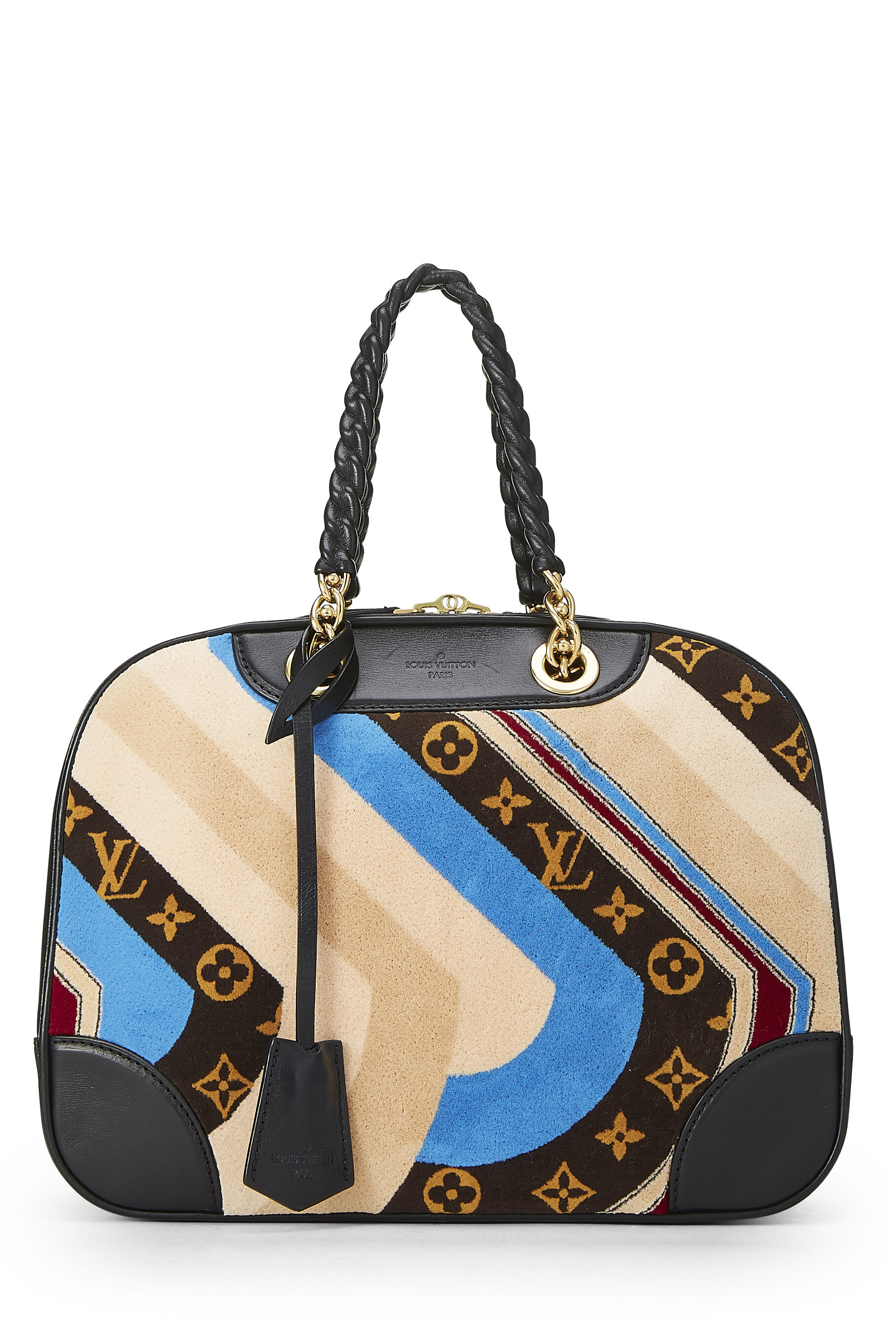 Louis Vuitton Tuffetage Vanity Bowling Bag - Black Handle Bags