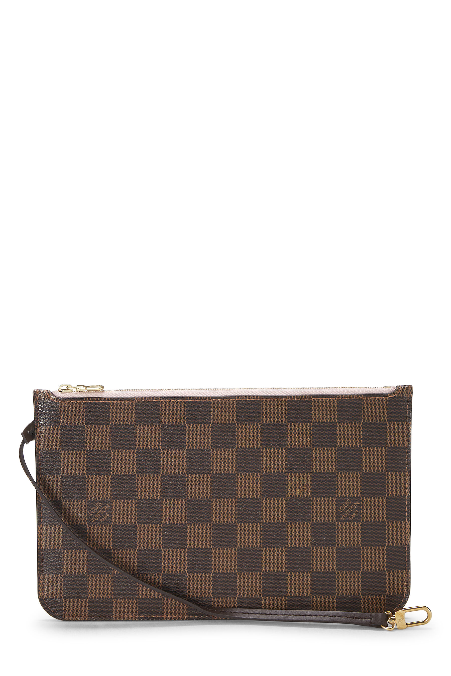 Louis Vuitton Damier Ebene Neverfull Pouch MM QJBJYPDMPA029 | WGACA