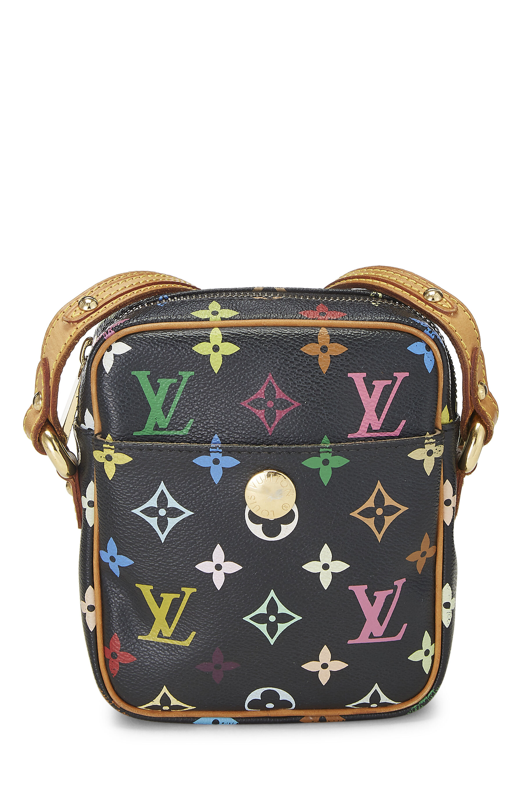 Louis Vuitton x Takashi Murakami Shoulder Bag Ribbon Lock Black