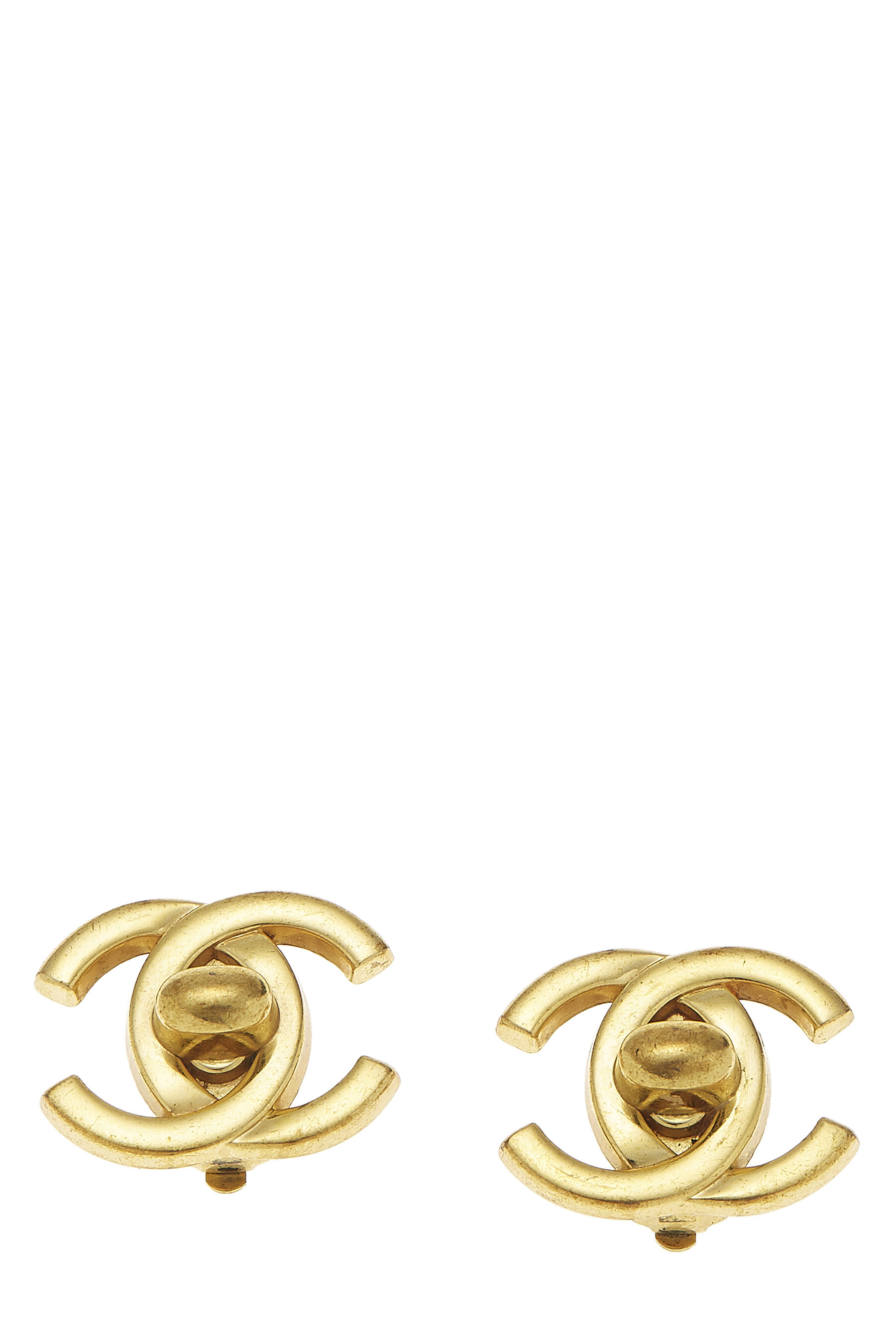 Pre-Owned Chanel CC Turnlock Earrings
