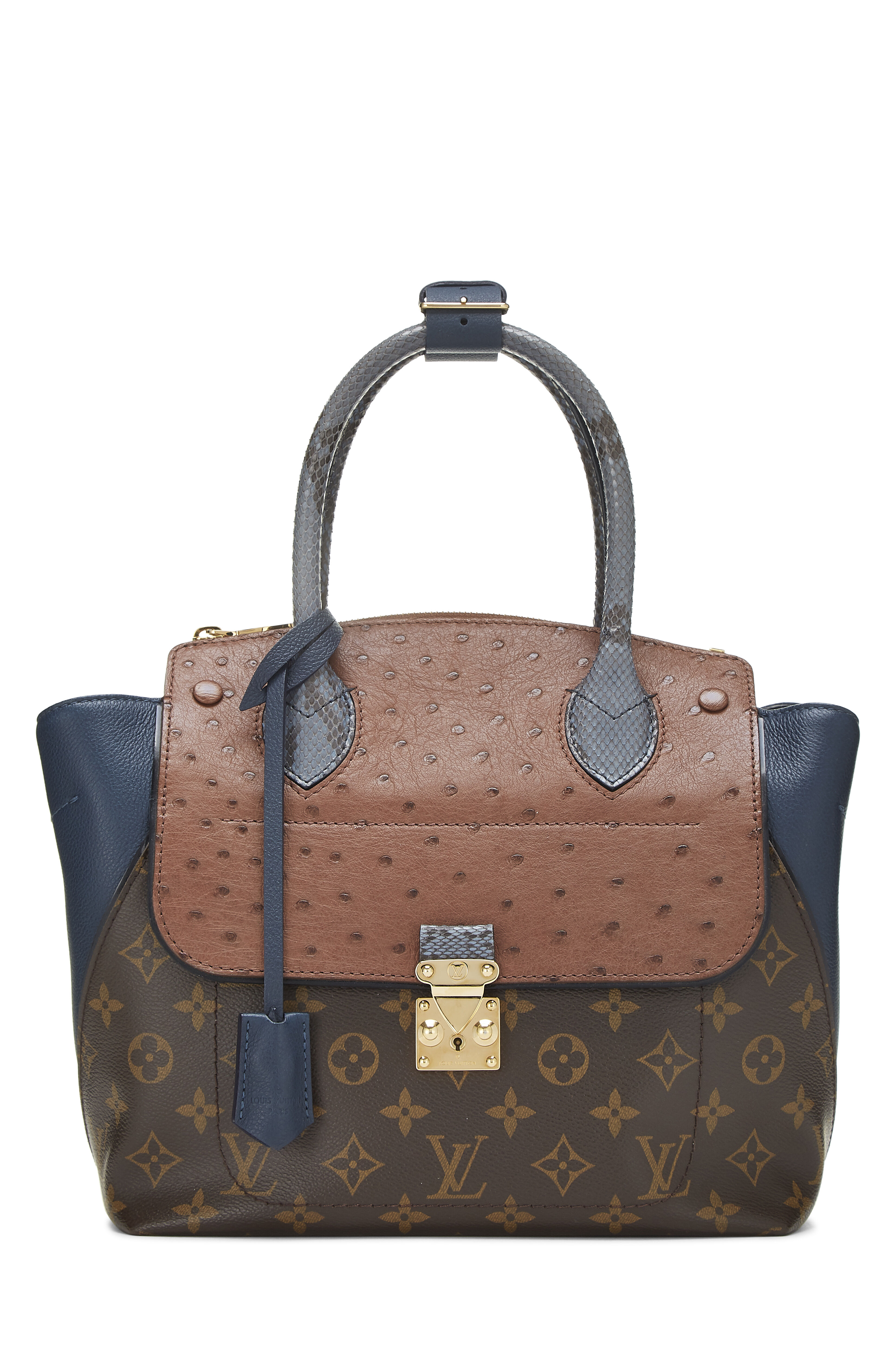 Louis Vuitton Monogram Canvas & Navy Leather Majestueux PM  