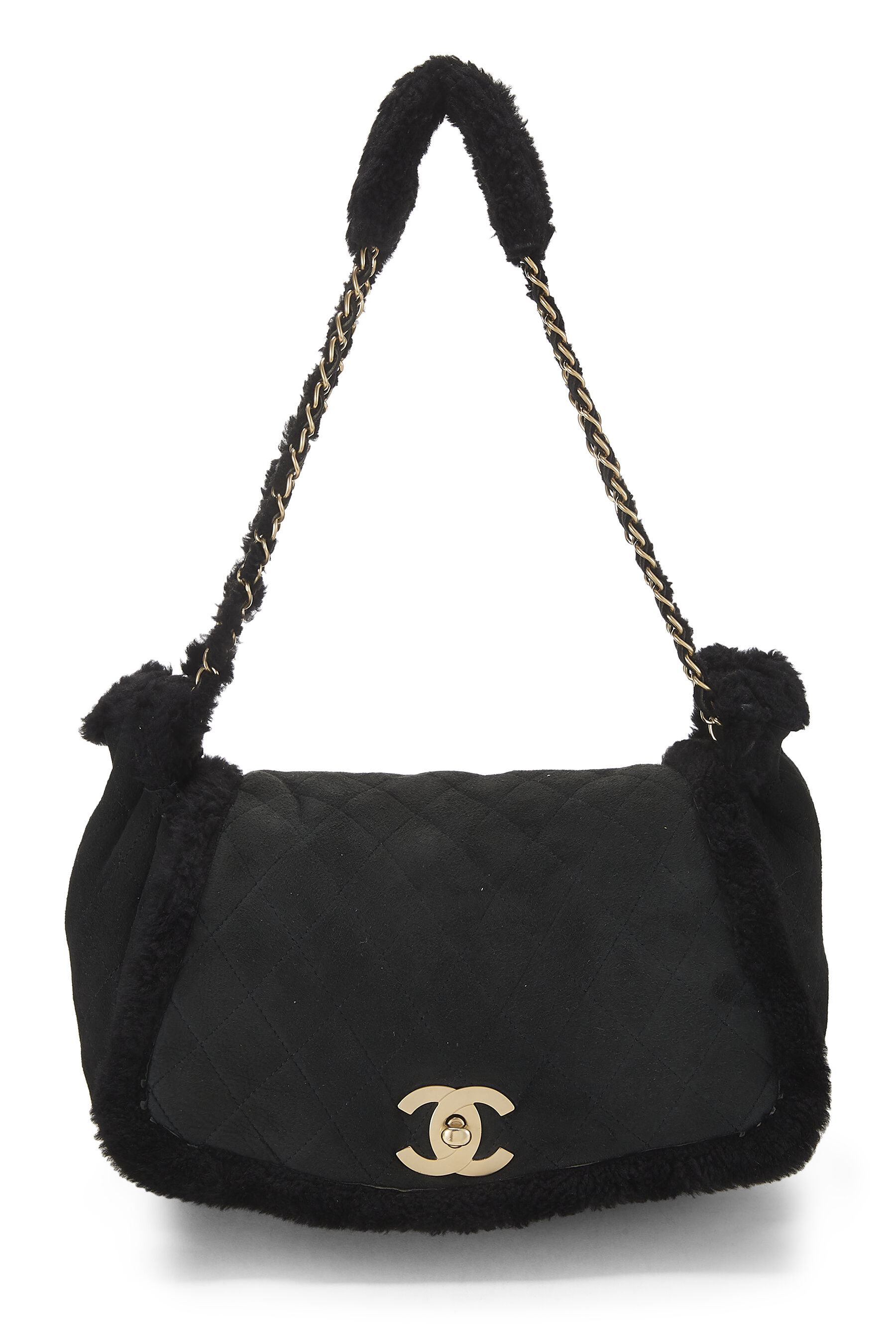 Black Shearling Shoulderbag main image 0