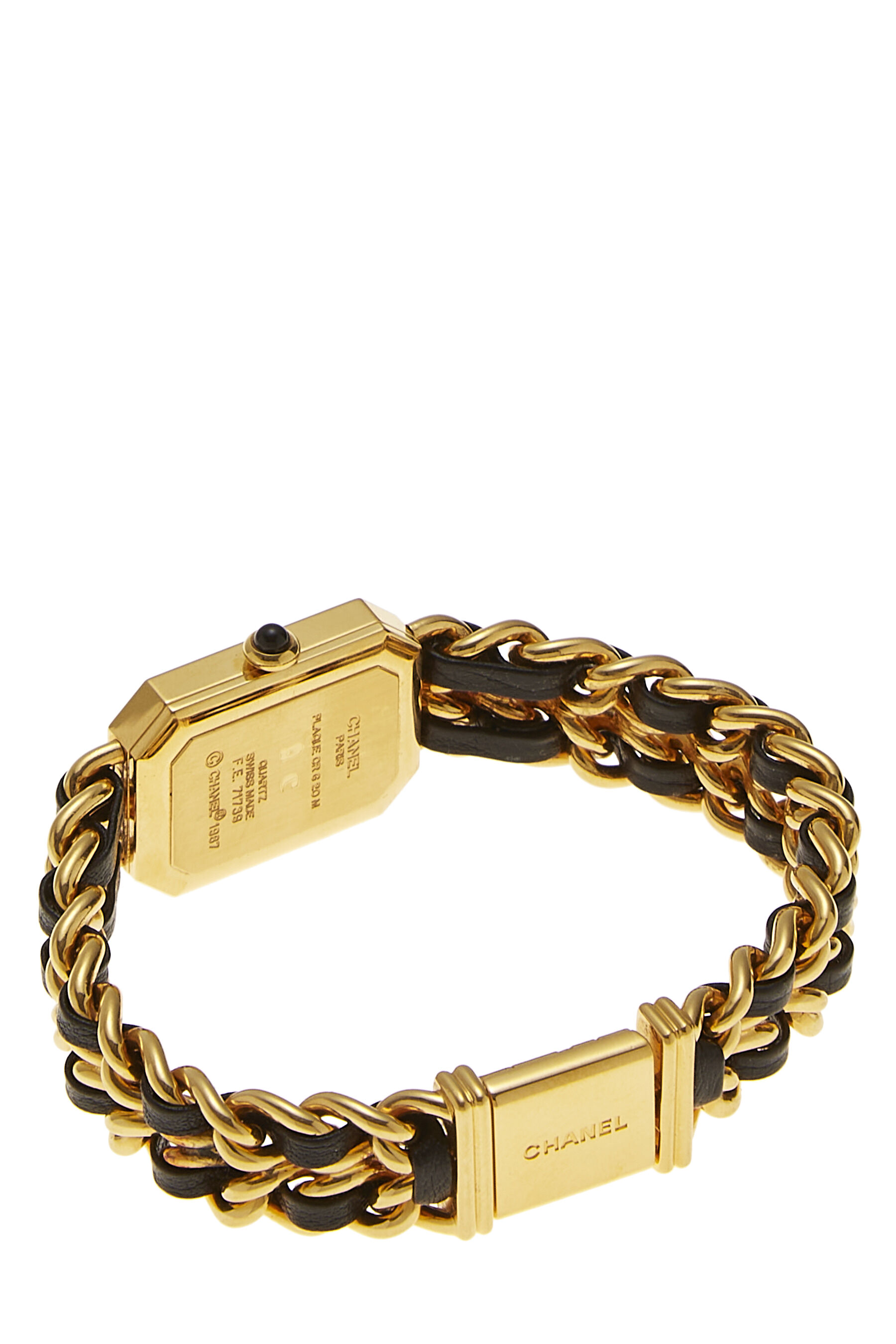 Première watch Chanel Black in gold and steel - 34348301