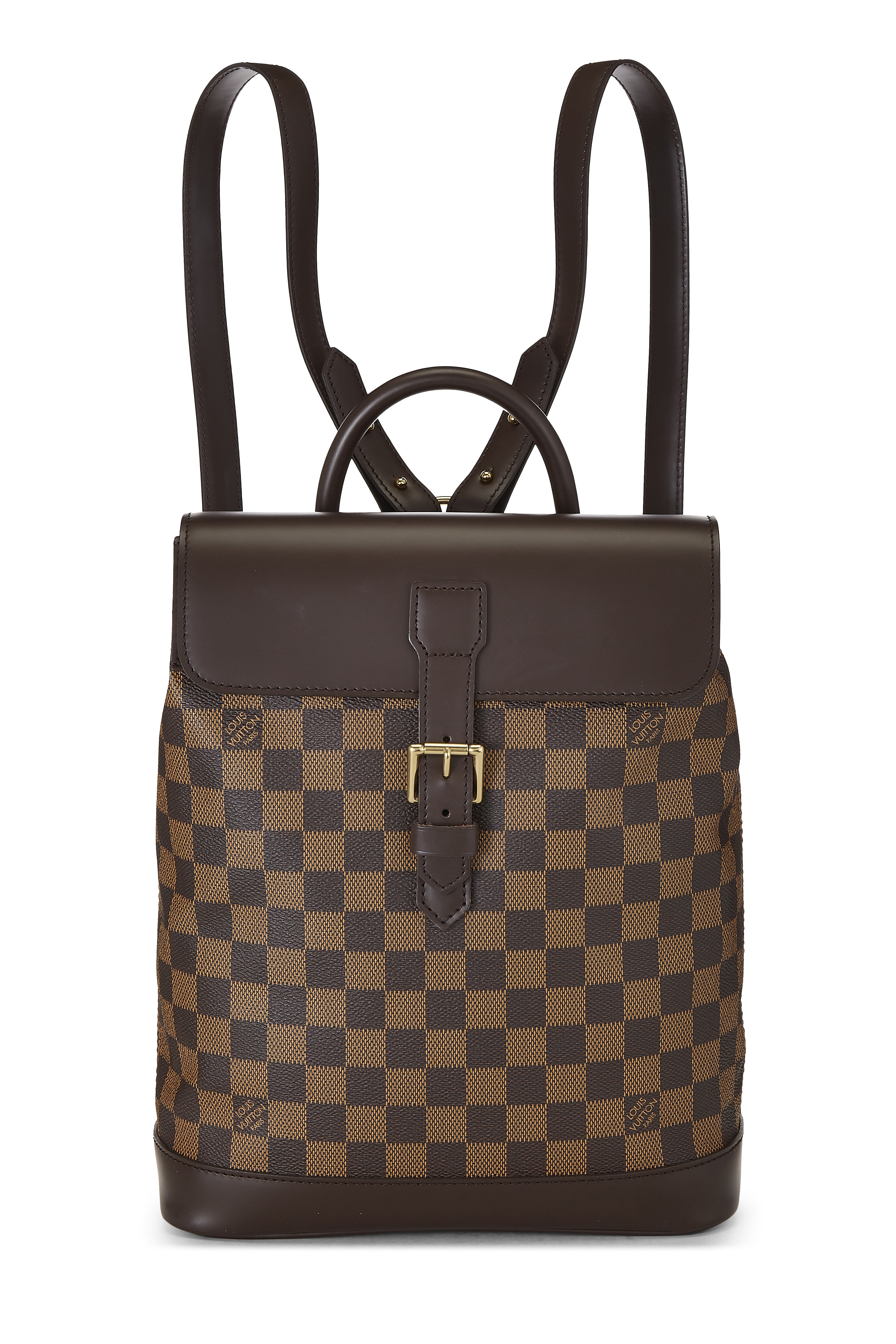 Louis Vuitton Damier Ebene Soho Backpack 101lv1 For Sale at