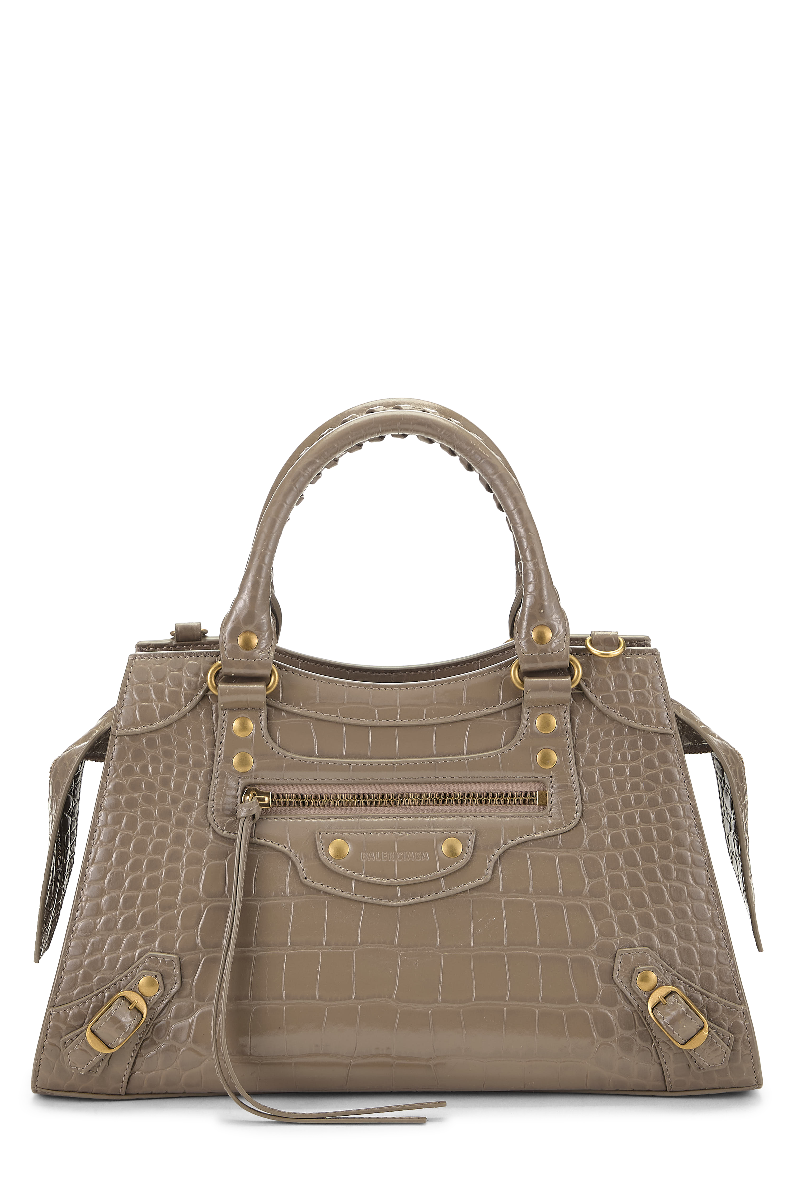 Embossed Neo Classic Shoulder Bag S