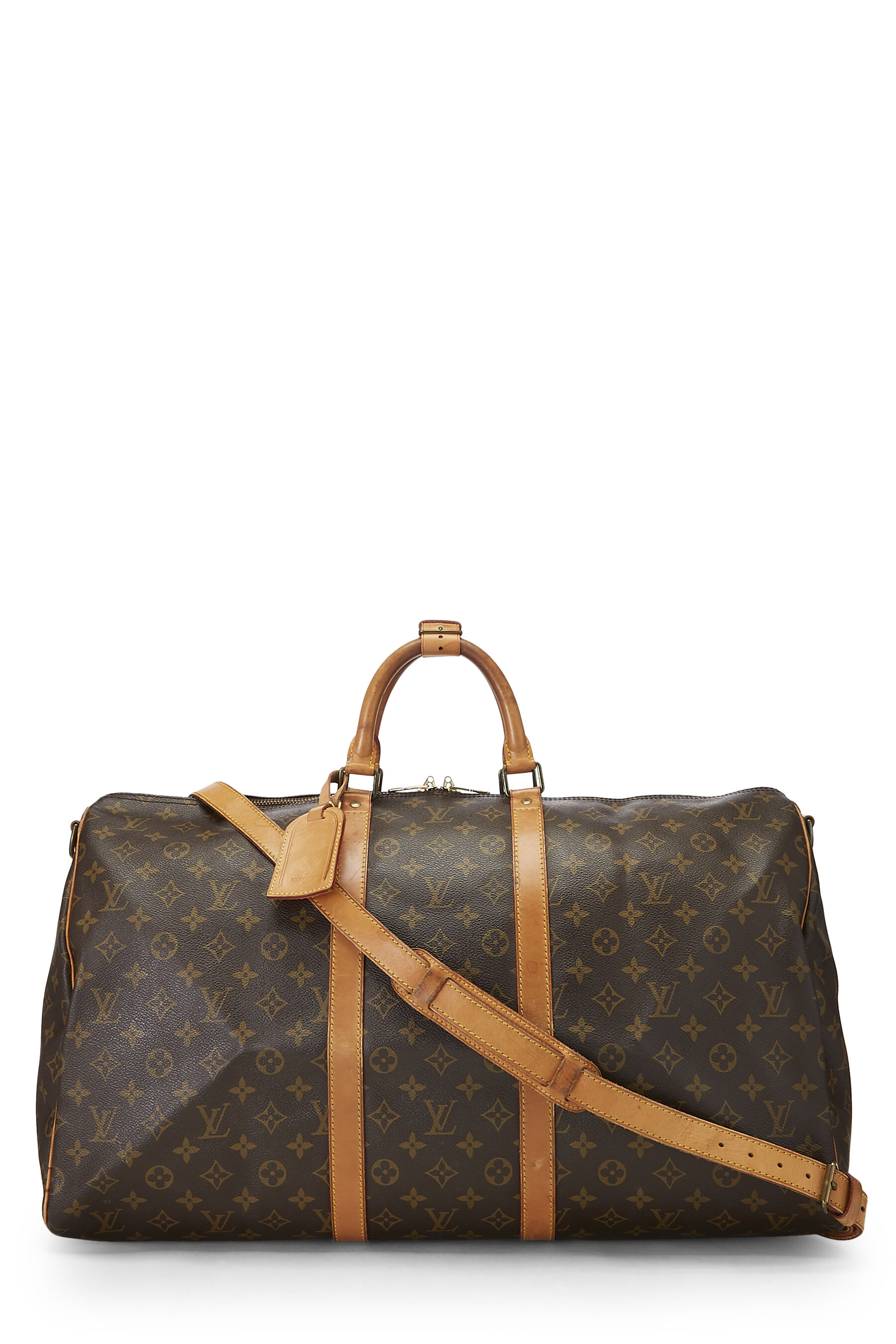 Louis Vuitton Monogram Canvas Keepall Bandoulière 55 - What Goes Around  Comes Around