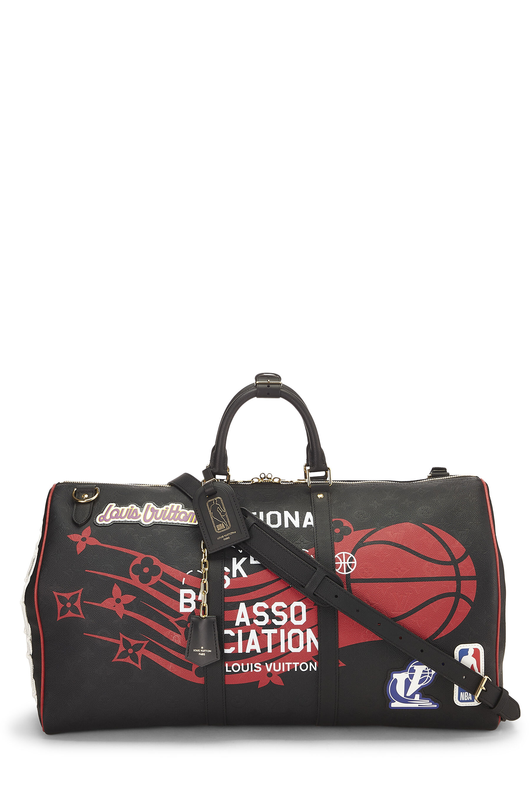 Louis Vuitton - Black Monogram NBA Hero Jacket Keepall Bandouliere 55