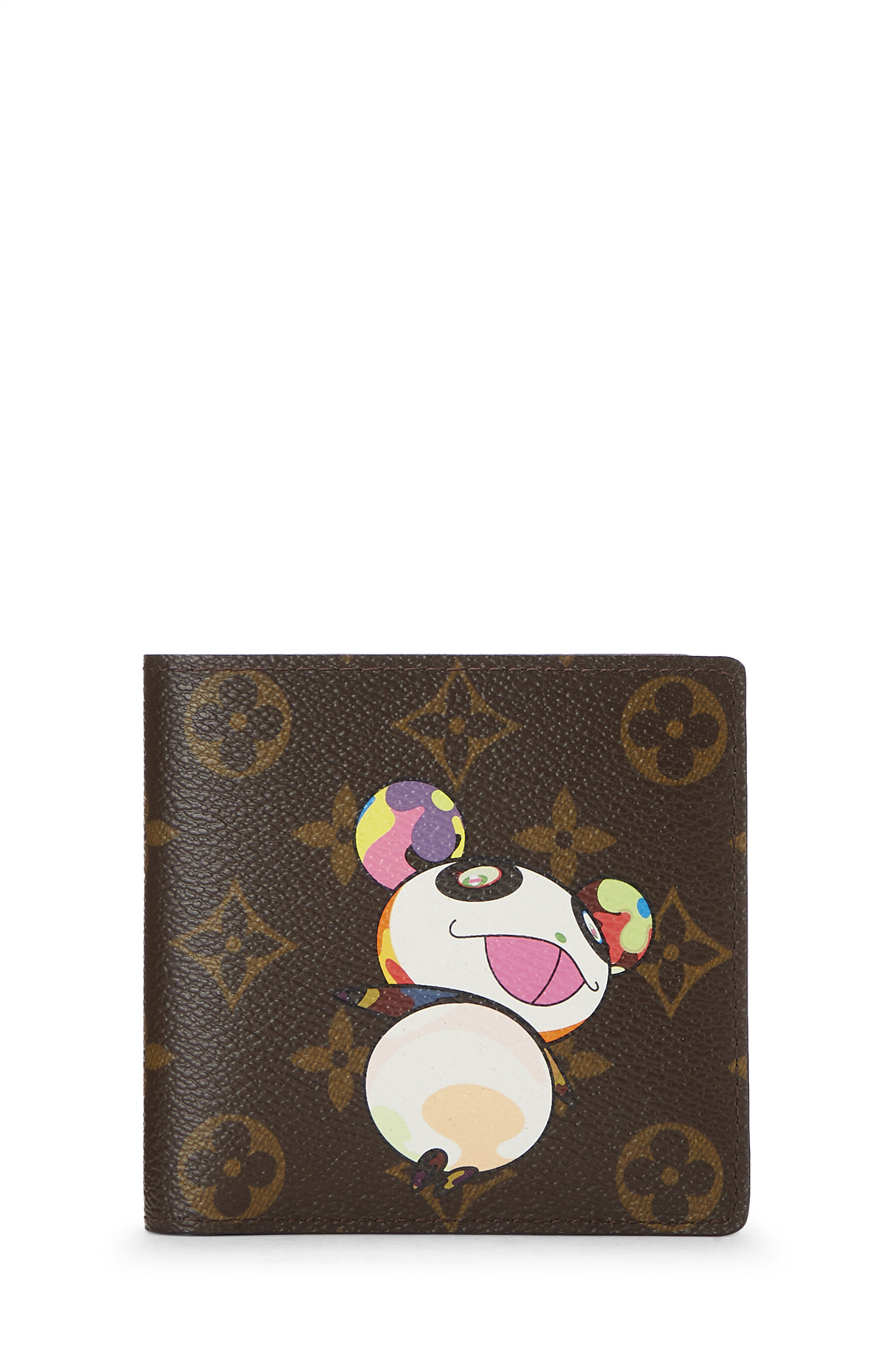 Takashi Murakami x Louis Vuitton Monogram Canvas Panda Marco Wallet  QJA0V6MY0B002