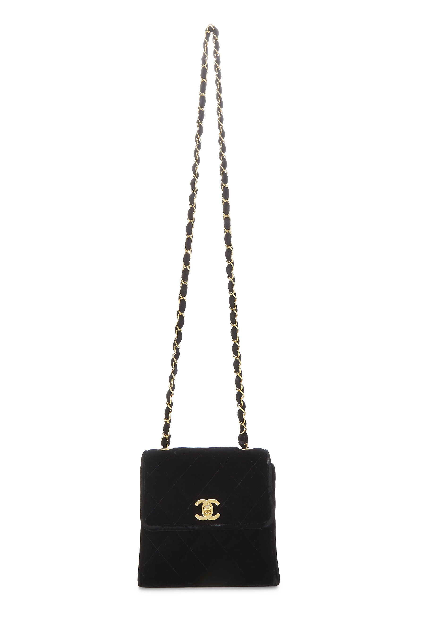 Velvet handbag Chanel Black in Velvet - 35902737