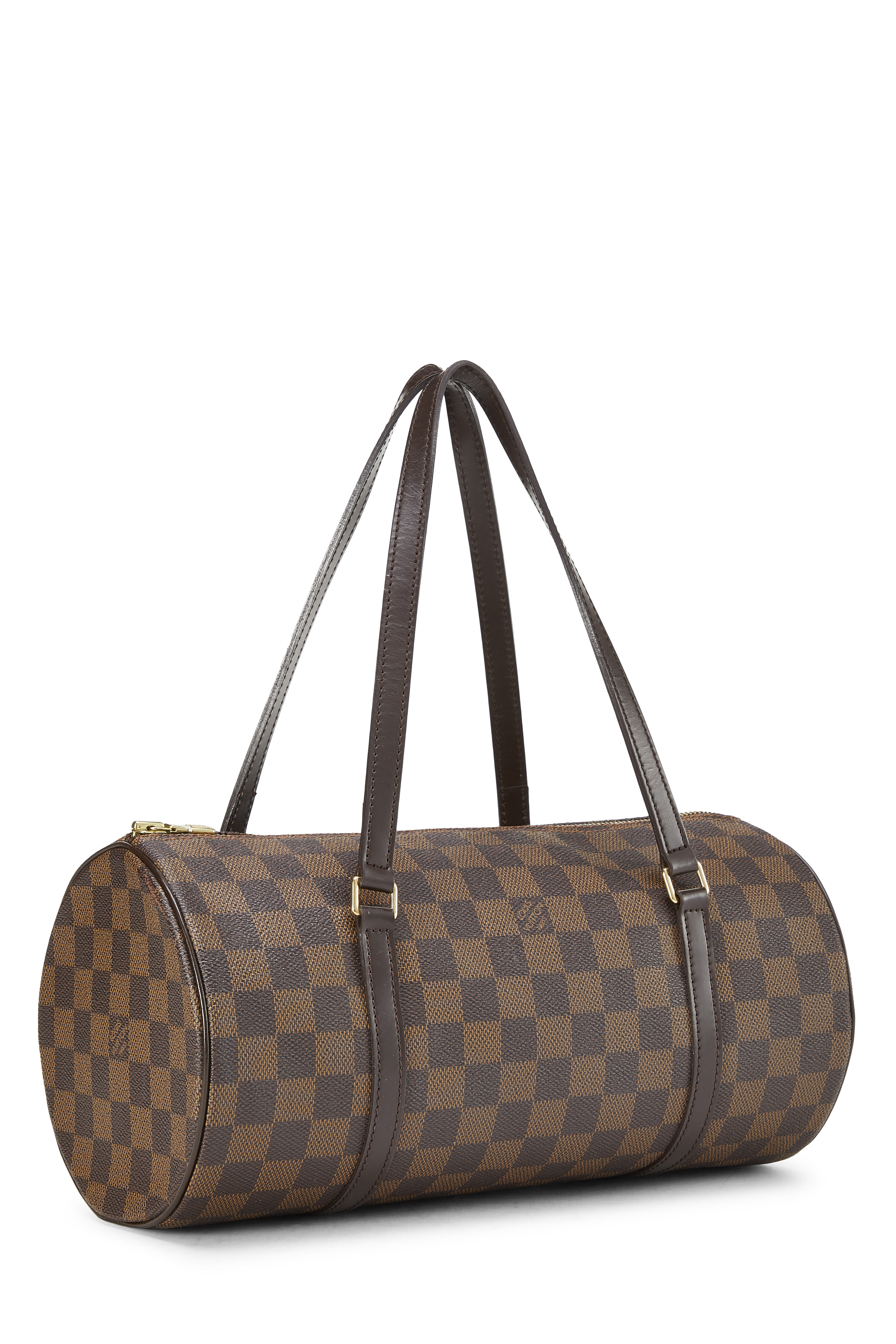 Louis Vuitton Papillon 30 Damier Ebene Canvas Damie Ebene Hand Bag N51303  Satchel