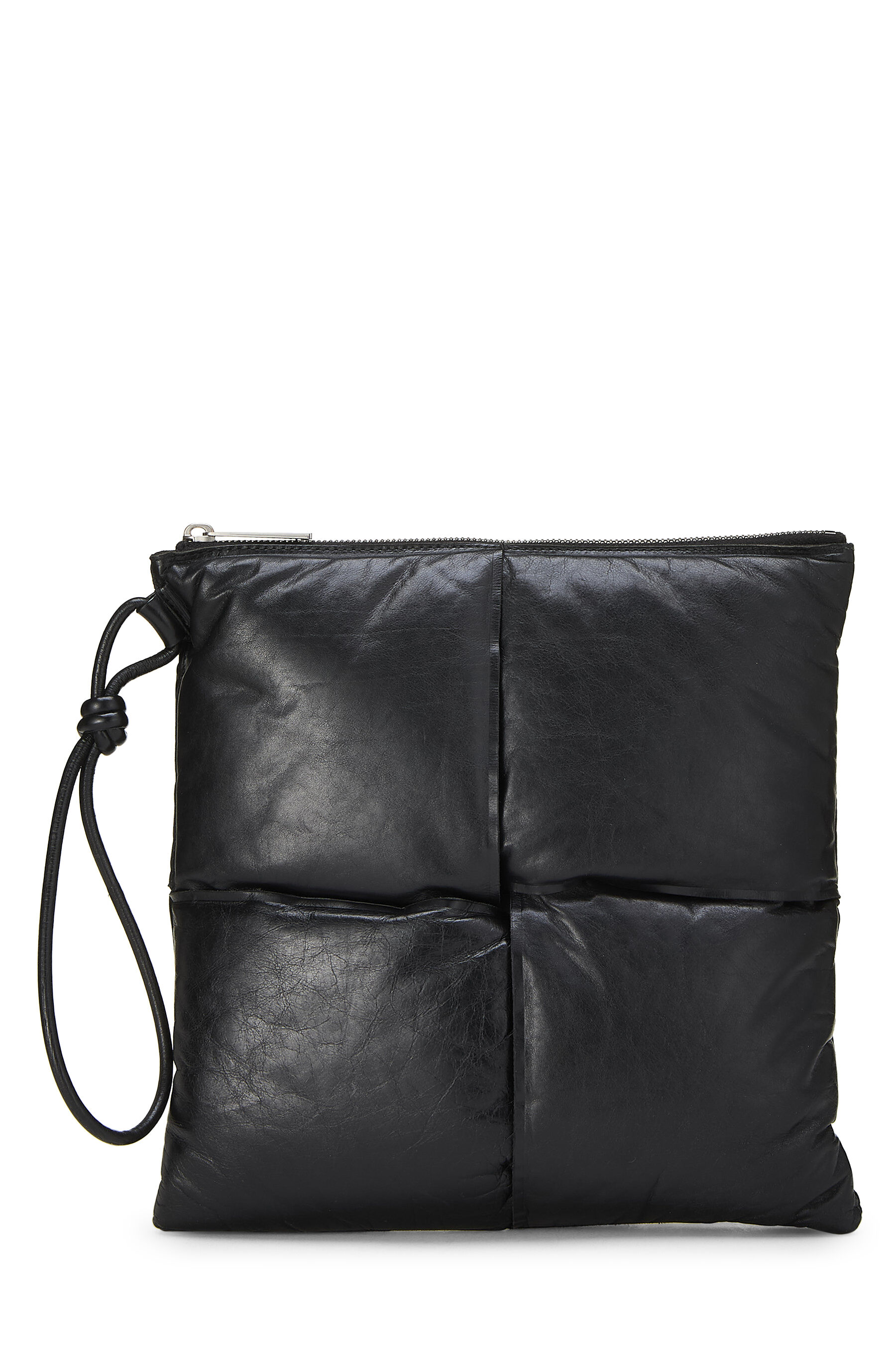 Calfskin Maxi Intrecciato Padded Pouch
