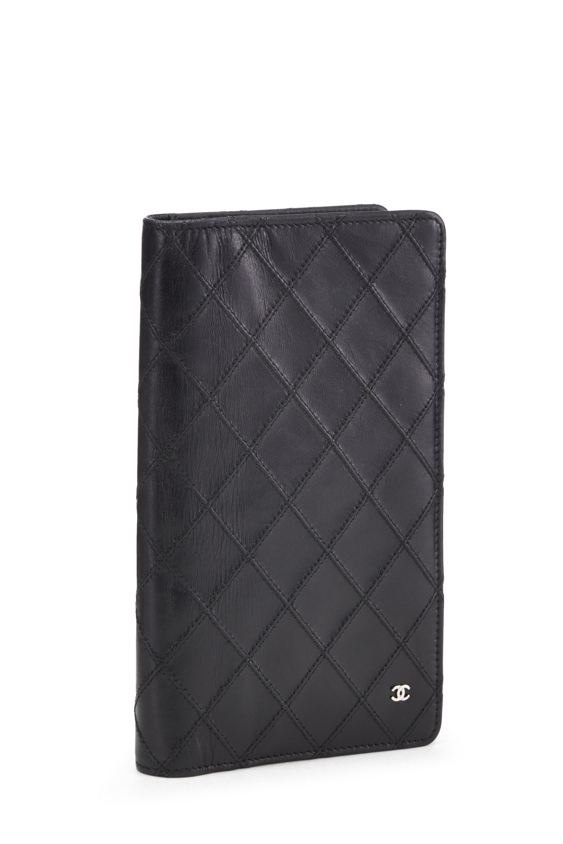 Chanel - Black Lambskin Long Wallet