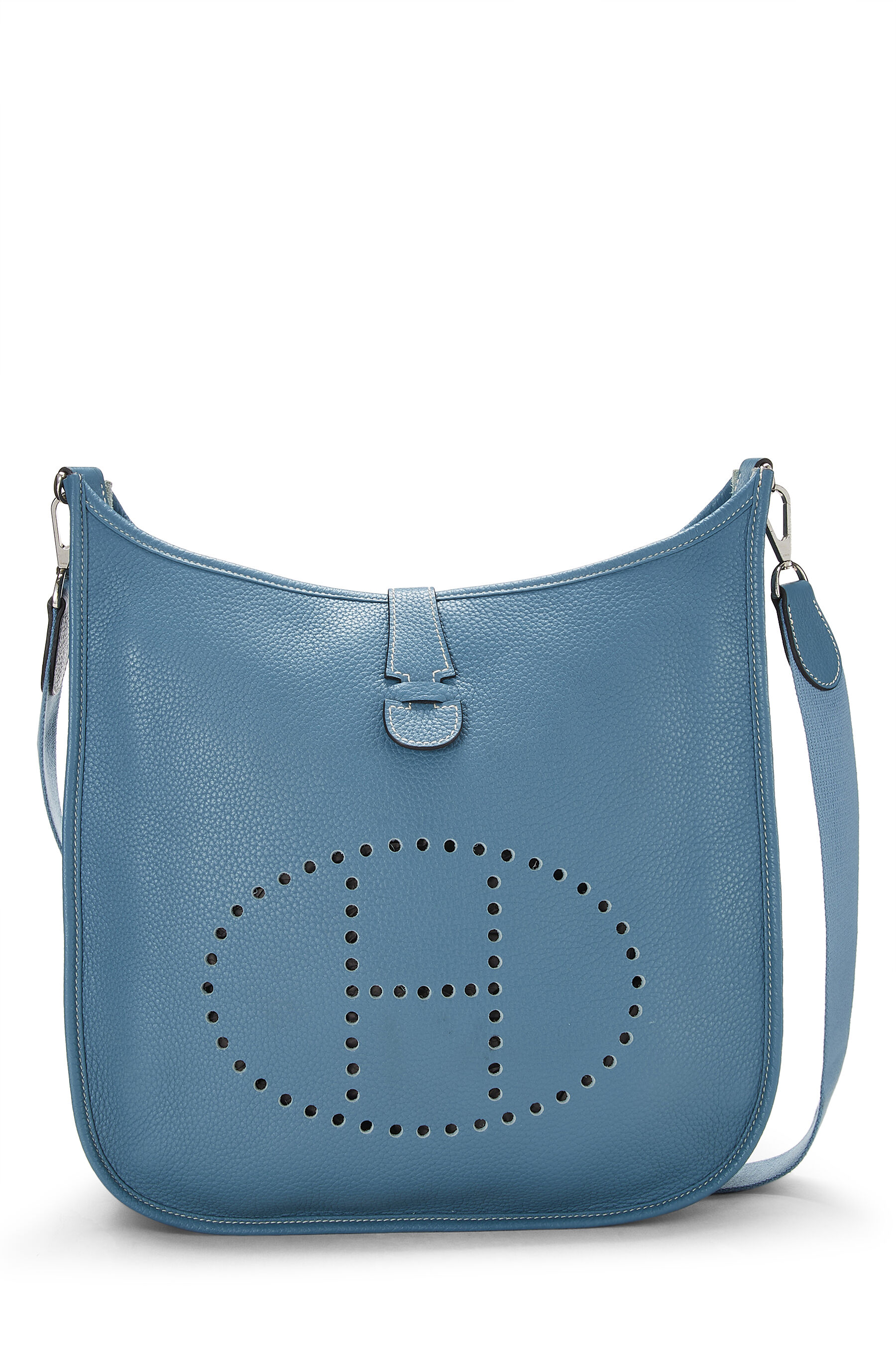 Hermes Evelyne III GM Shoulder Bag Bleu Electrique Leather - Allu USA
