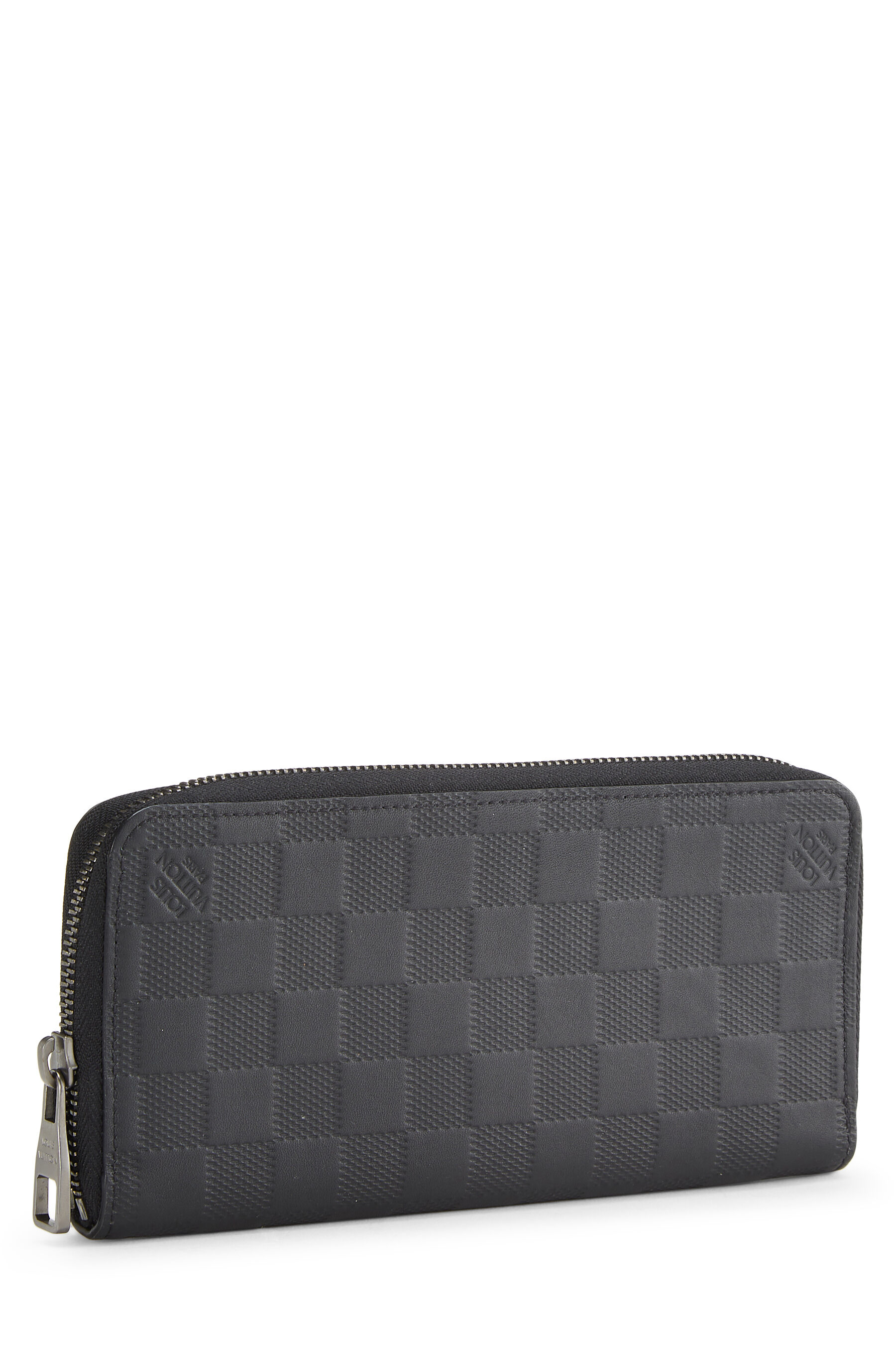 Louis Vuitton Black Damier Infini Zippy Vertical Wallet QJACBDBFKB004