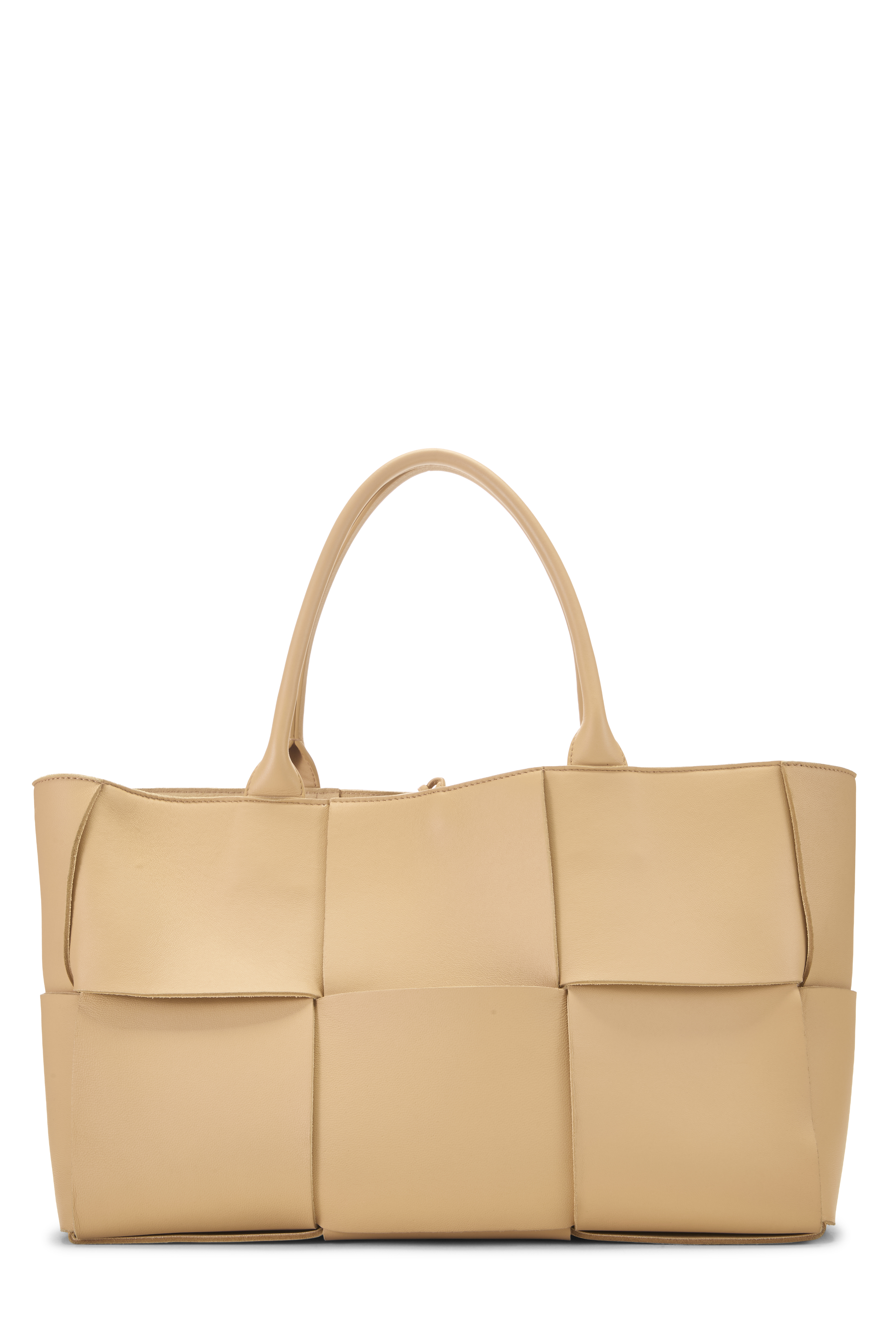 Calfskin Maxi Intrecciato Arco Tote Medium
