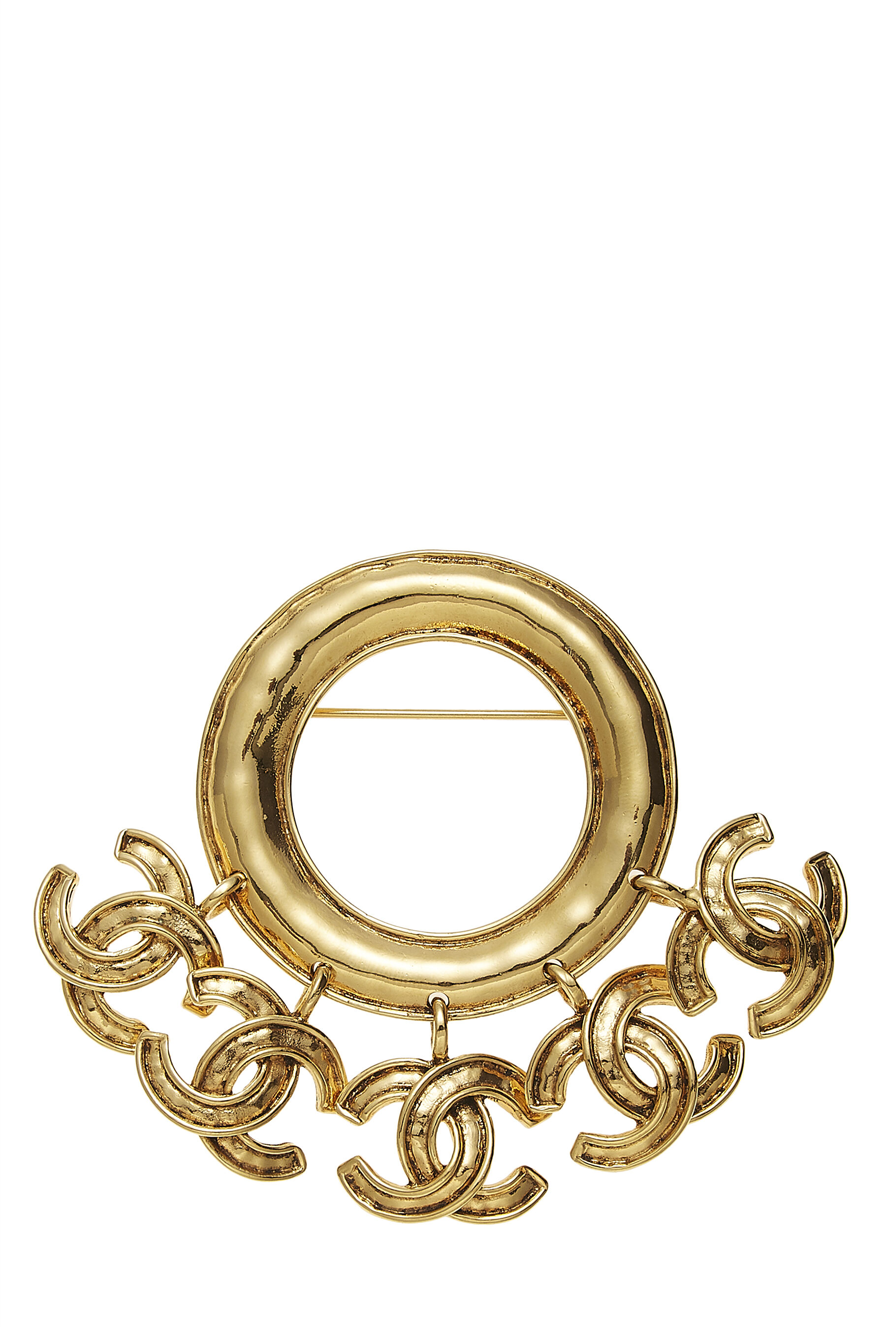 Chanel Gold 5 'CC' Dangle Pin Q6JJRT17DB005