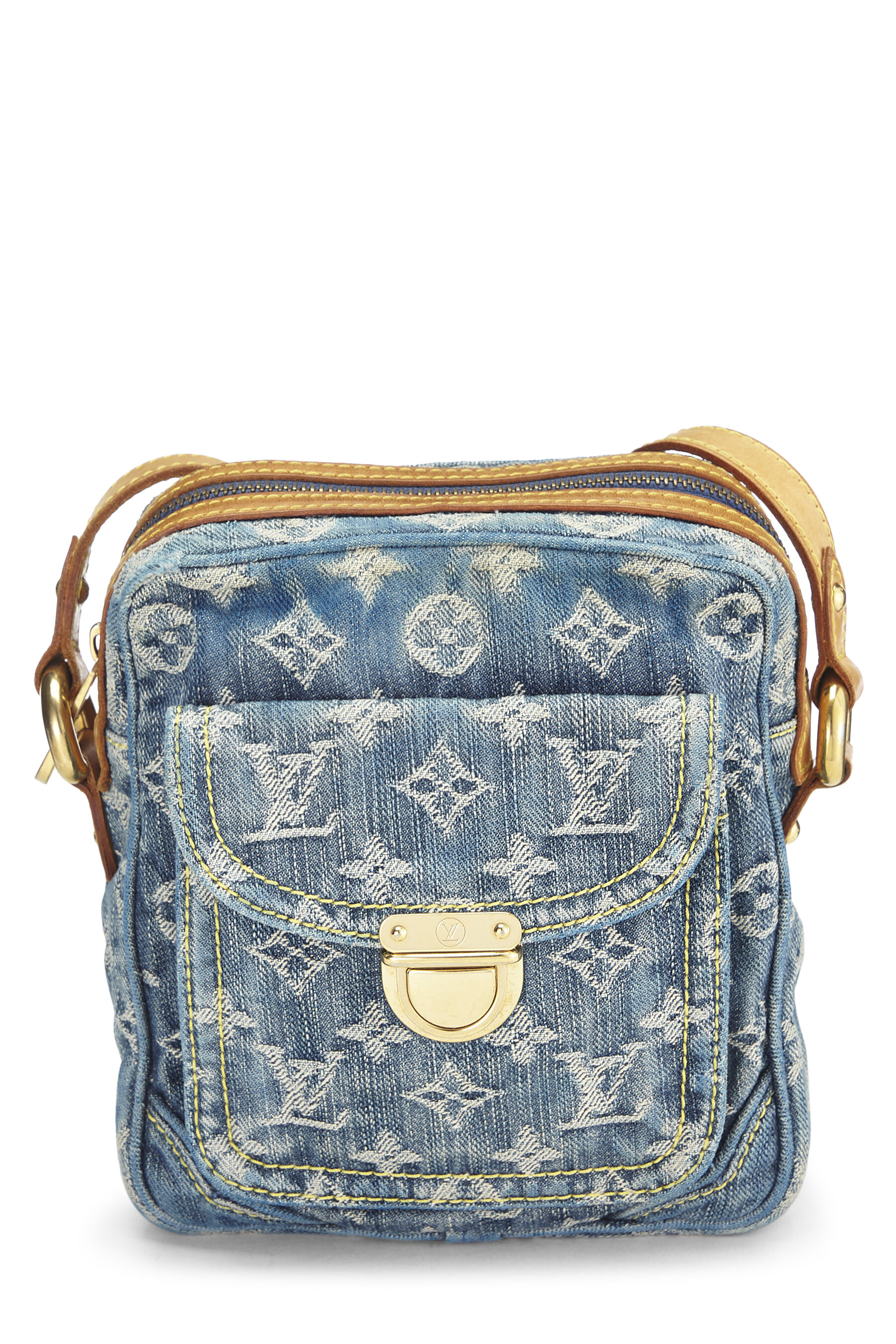 Louis Vuitton - Blue Monogram Denim Camera Bag