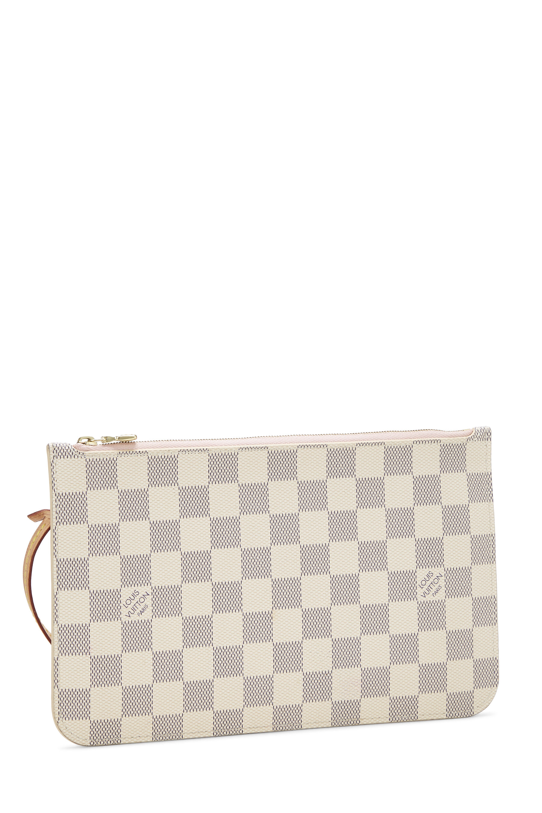 Louis Vuitton Damier Azur Neverfull MM with Pouch White Cloth ref.733871 -  Joli Closet