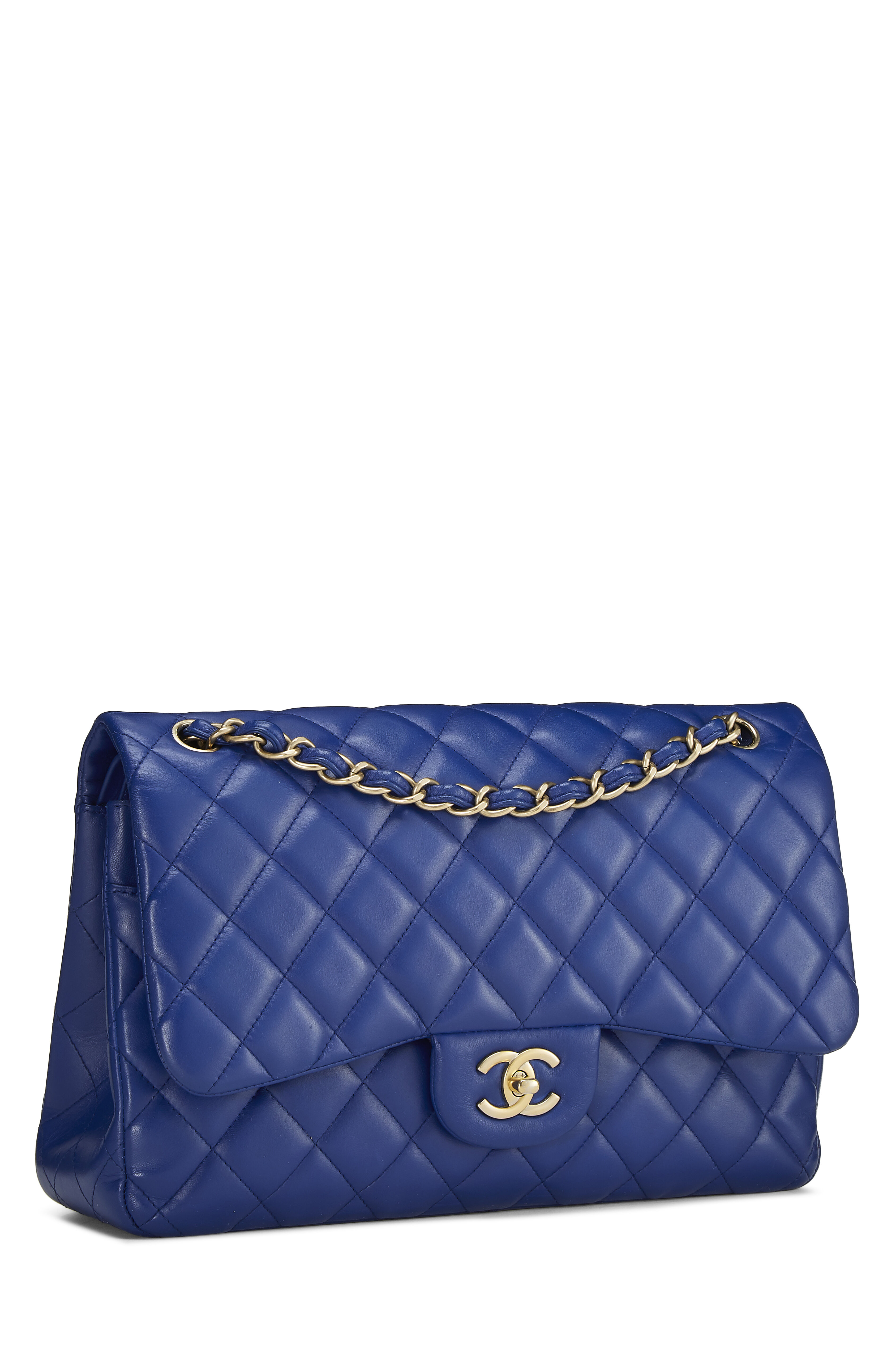 chanel jumbo blue
