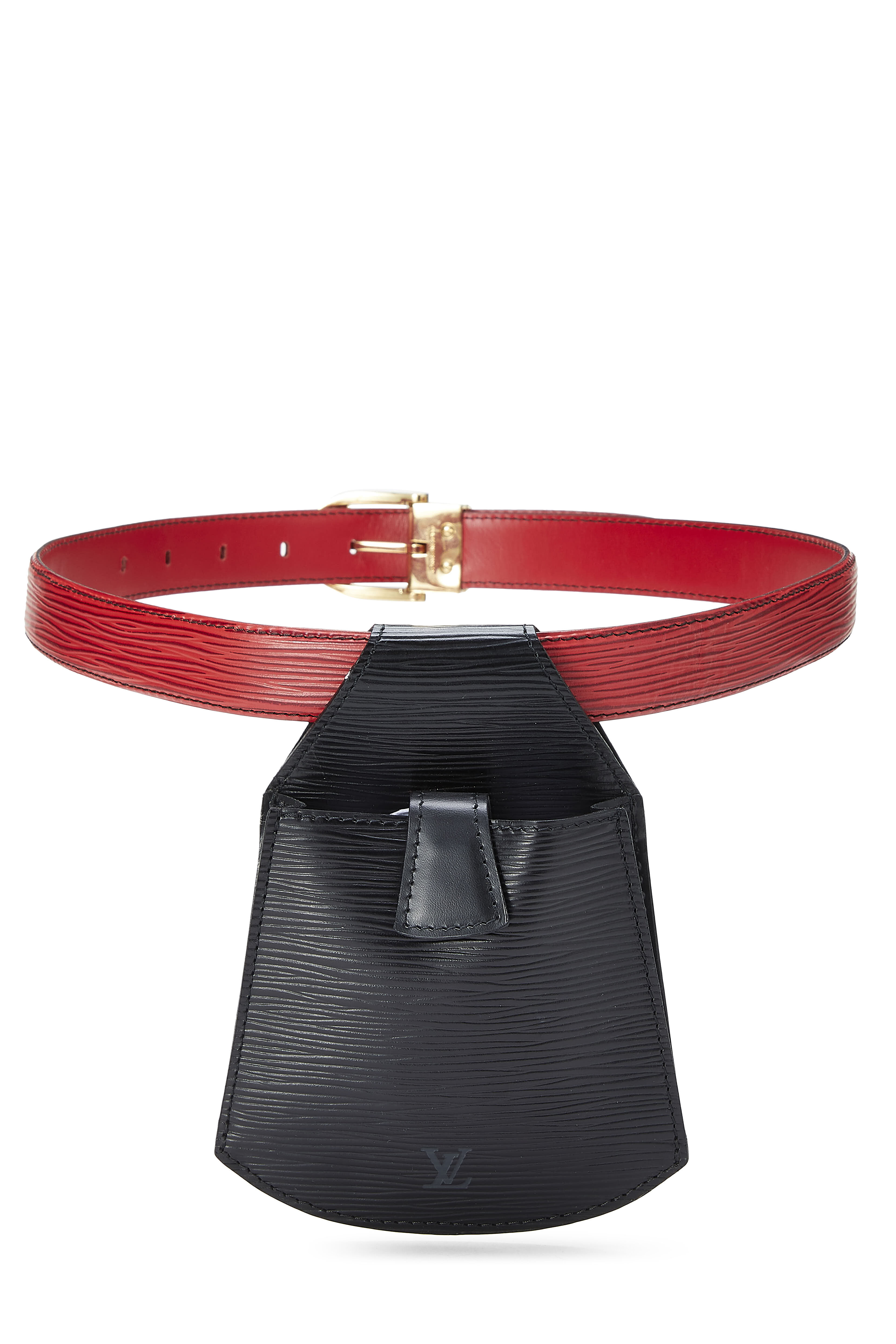 Louis Vuitton - Black & Red Two-Tone EPI Tilsitt