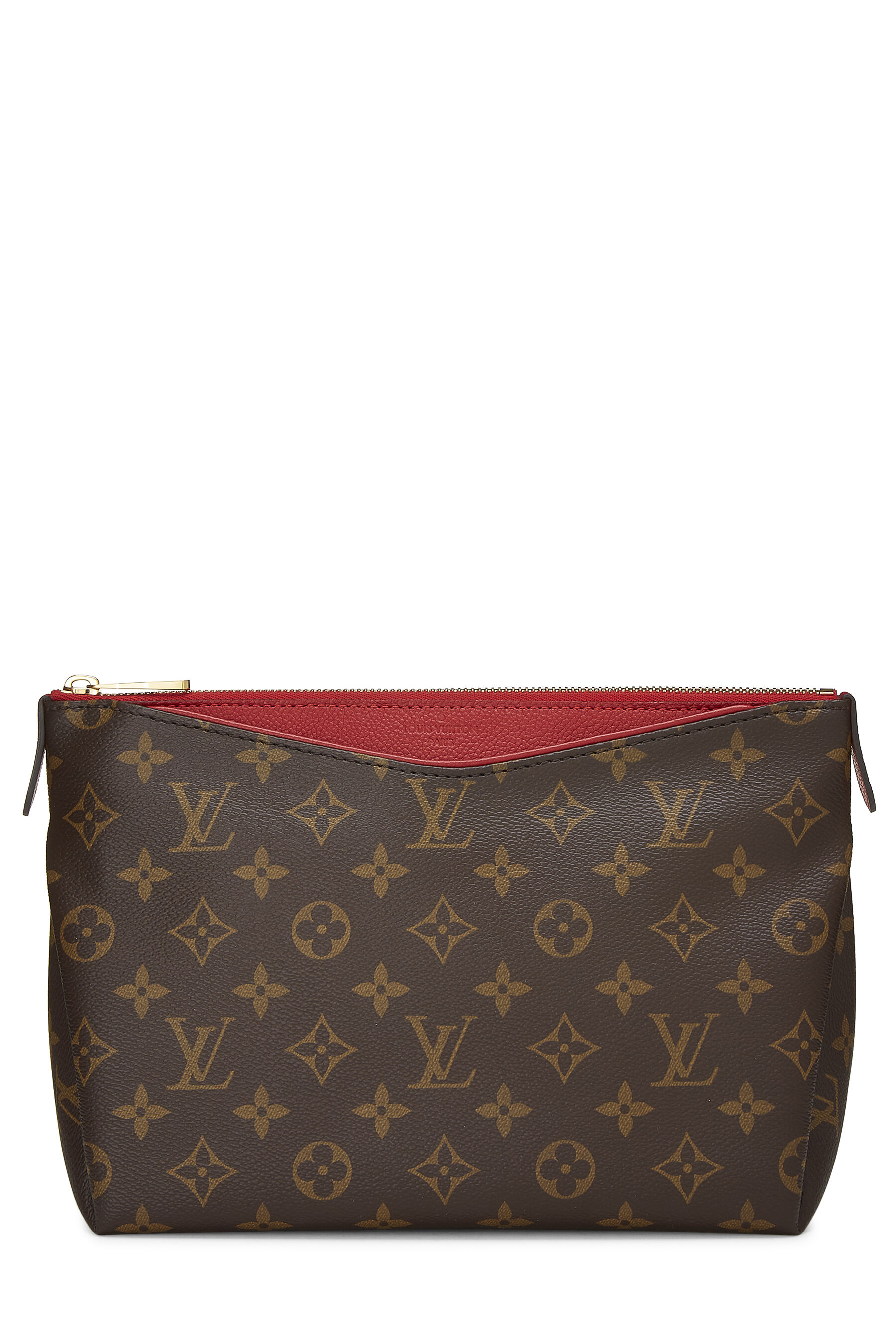 Pre-owned Red Monogram Canvas Pallas Beauty Case