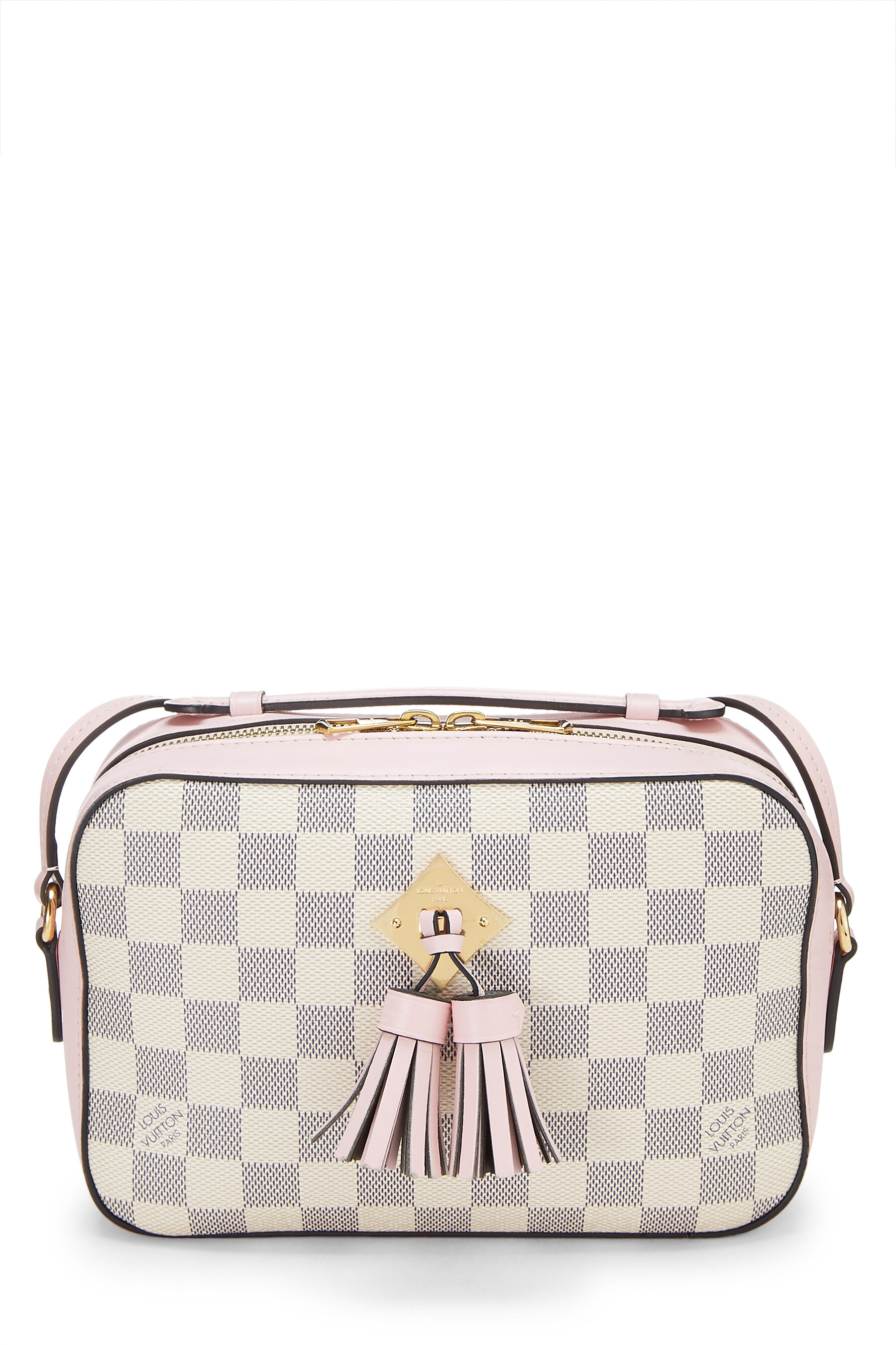 Louis Vuitton Alma BB Damier Azur/Pink in Coated Canvas/Leather with  Gold-tone - US