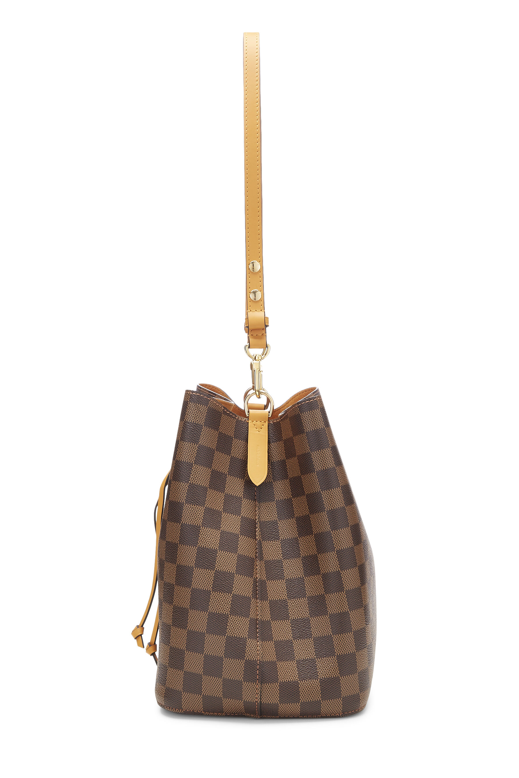 Pre-owned Louis Vuitton Orange Damier Ebene Neo Noé | ModeSens