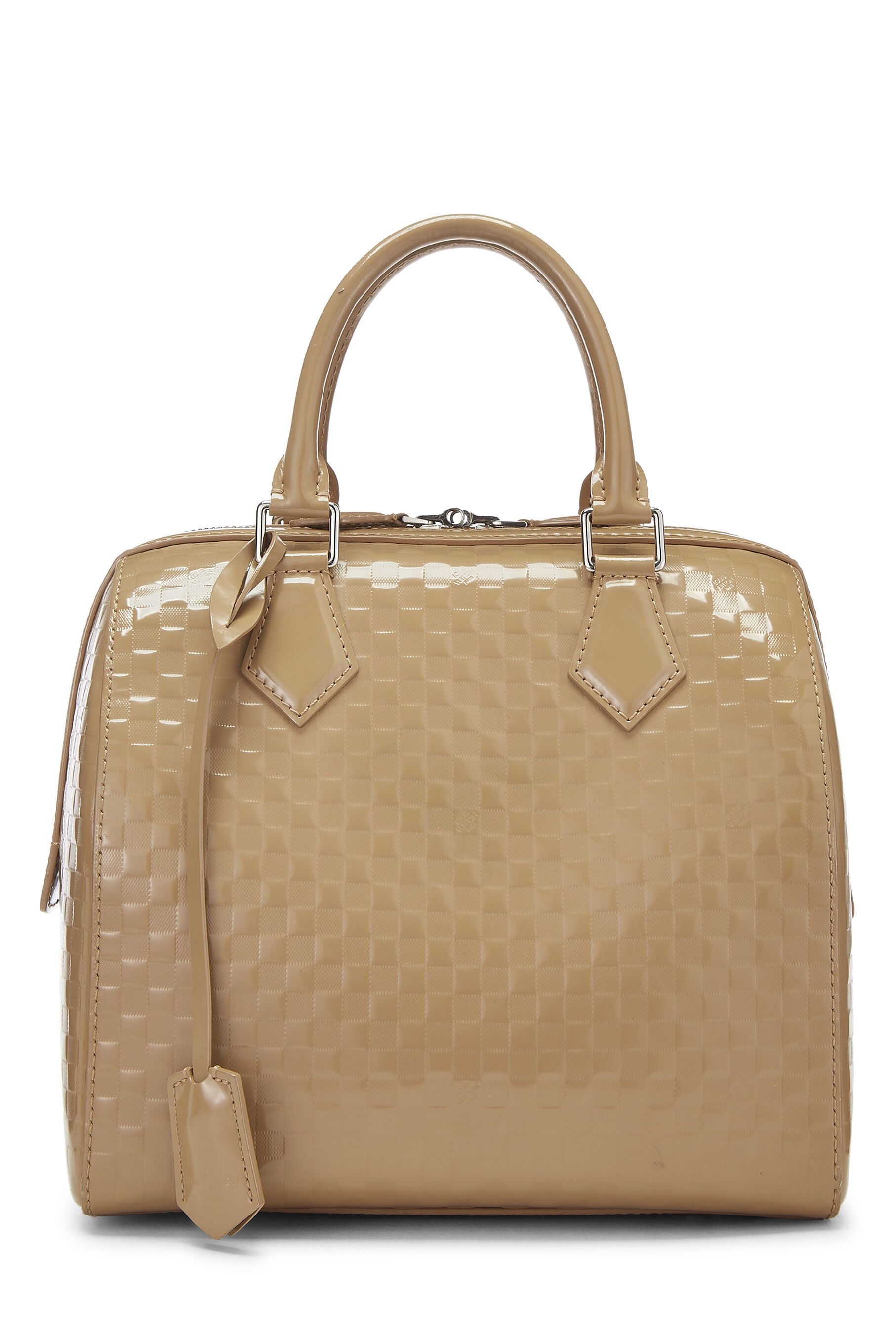 Louis Vuitton Green Damier Cubic Fabric and Leather Limited Edition Speedy  Cube