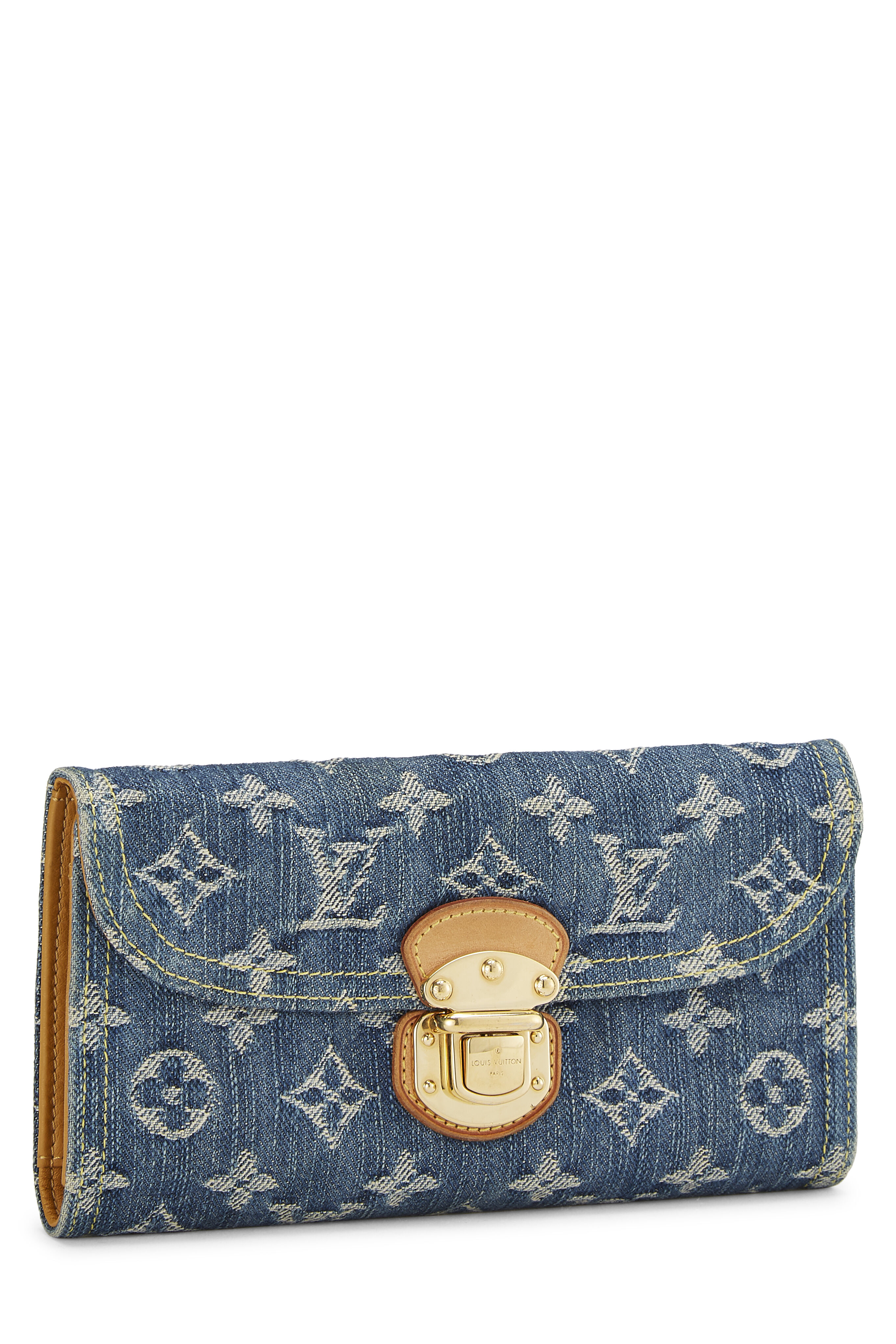 Louis Vuitton Blue Monogram Denim Camera Bag QJB0G7ECBB005