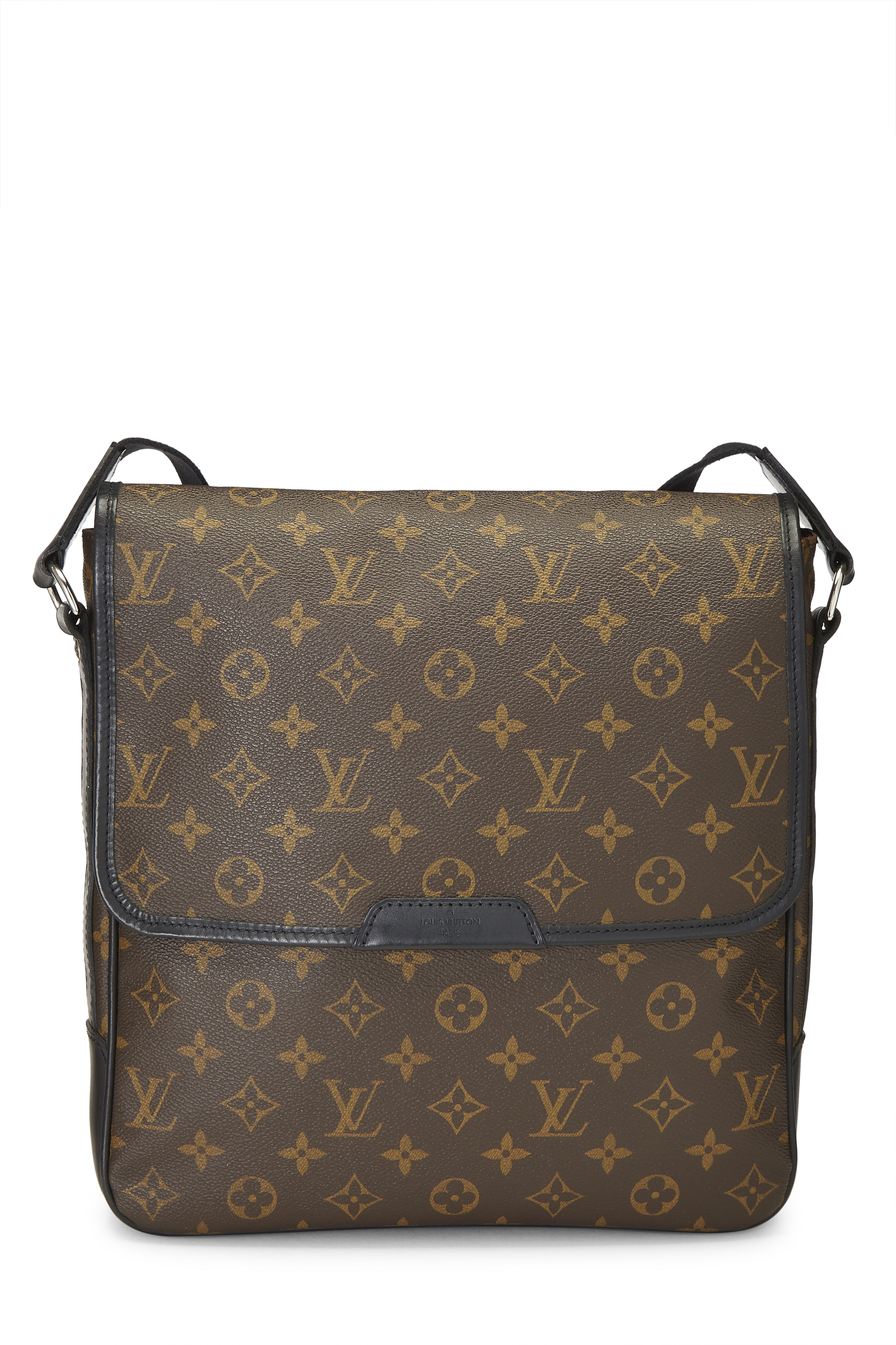 Louis Vuitton Monogram Macassar Canvas Bass MM Messenger Bag at