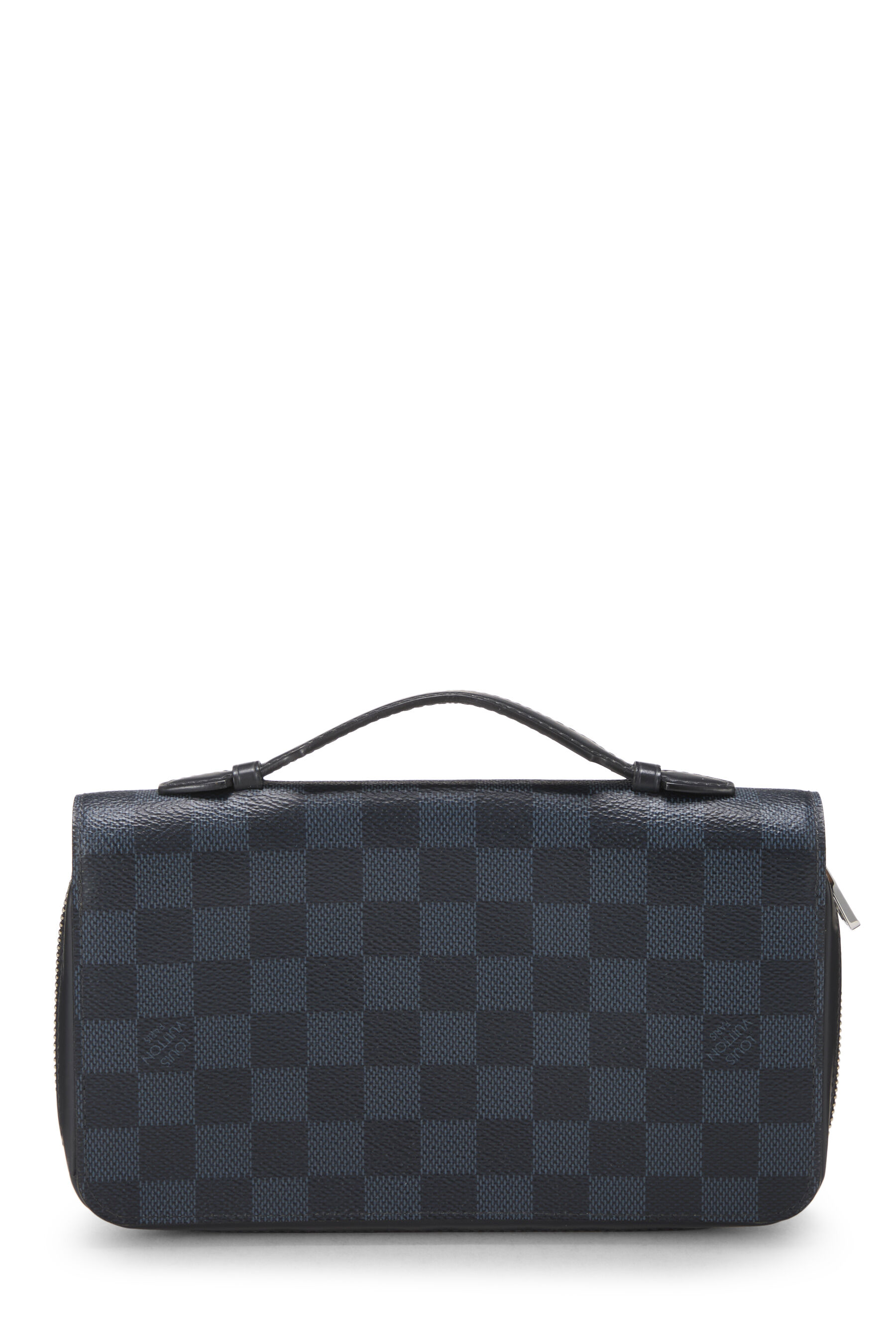 Pre-Owned Damier Cobalt Zippy XL QJADYA5YBB003