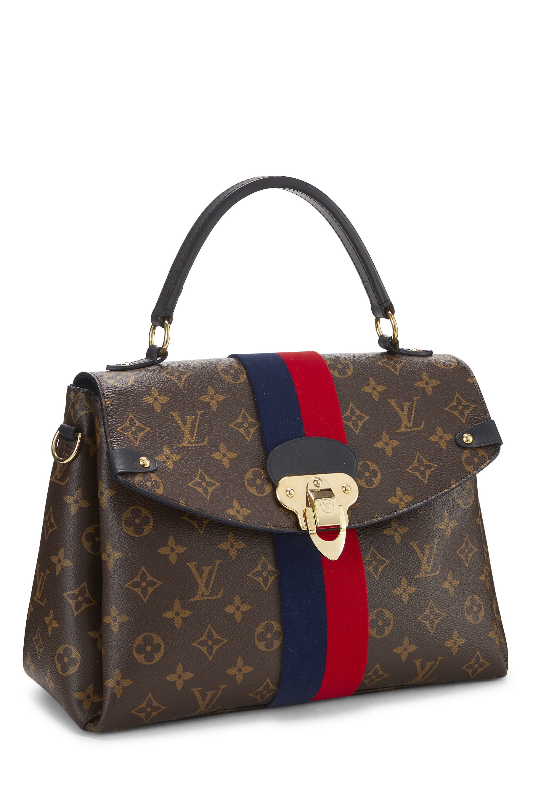 Louis Vuitton Monogram Canvas Striped Georges MM QJB2611YRA004 | WGACA