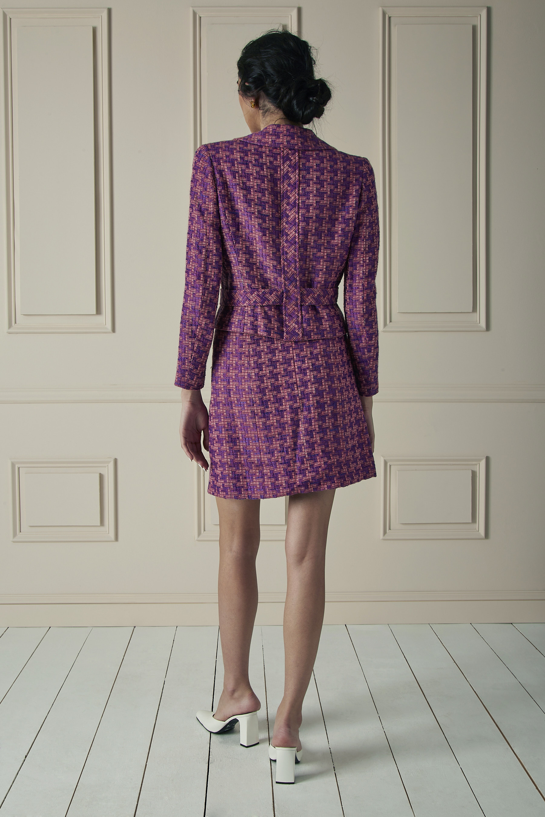 Chanel CHANEL Tweed Jacket Skirt Setup Multicolor EIT0619 – NUIR