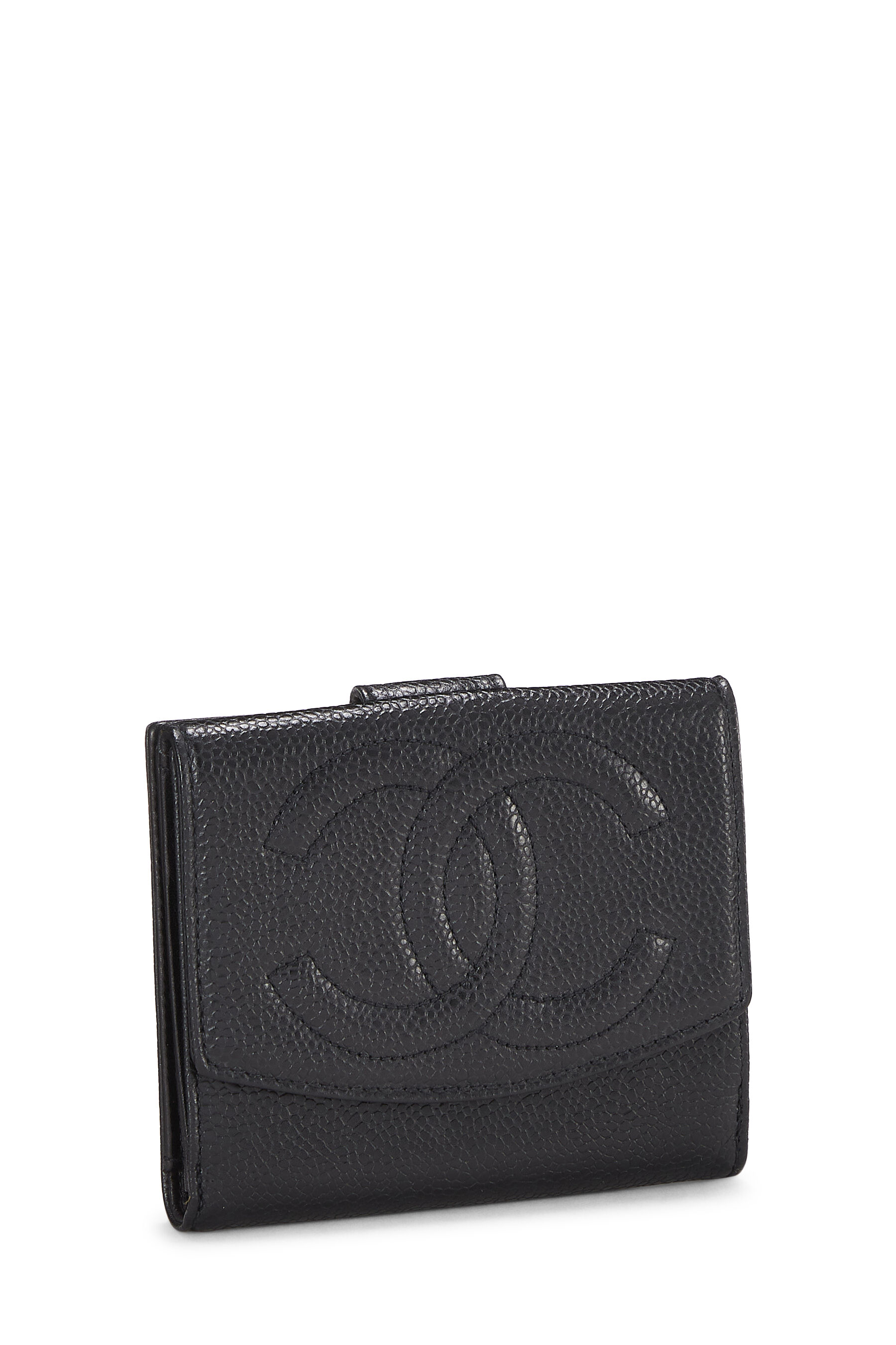 Chanel - Black Caviar Timeless 'CC' Wallet