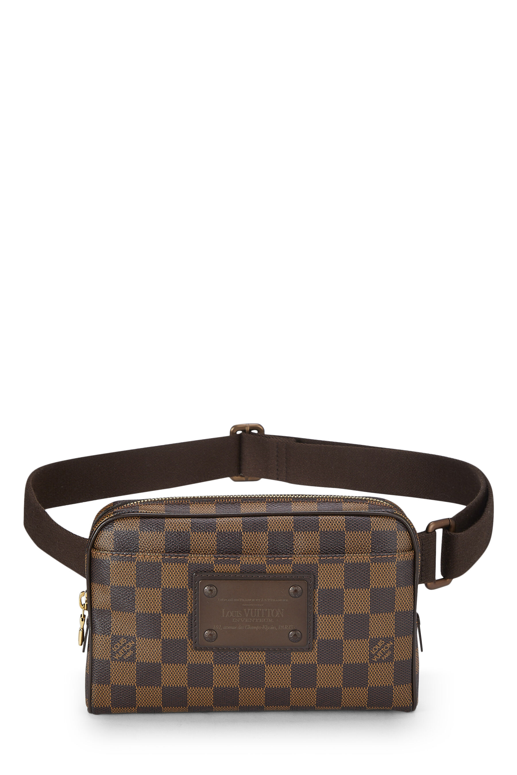 Louis Vuitton 2011 pre-owned Damier Ebène Brooklyn belt bag - ShopStyle