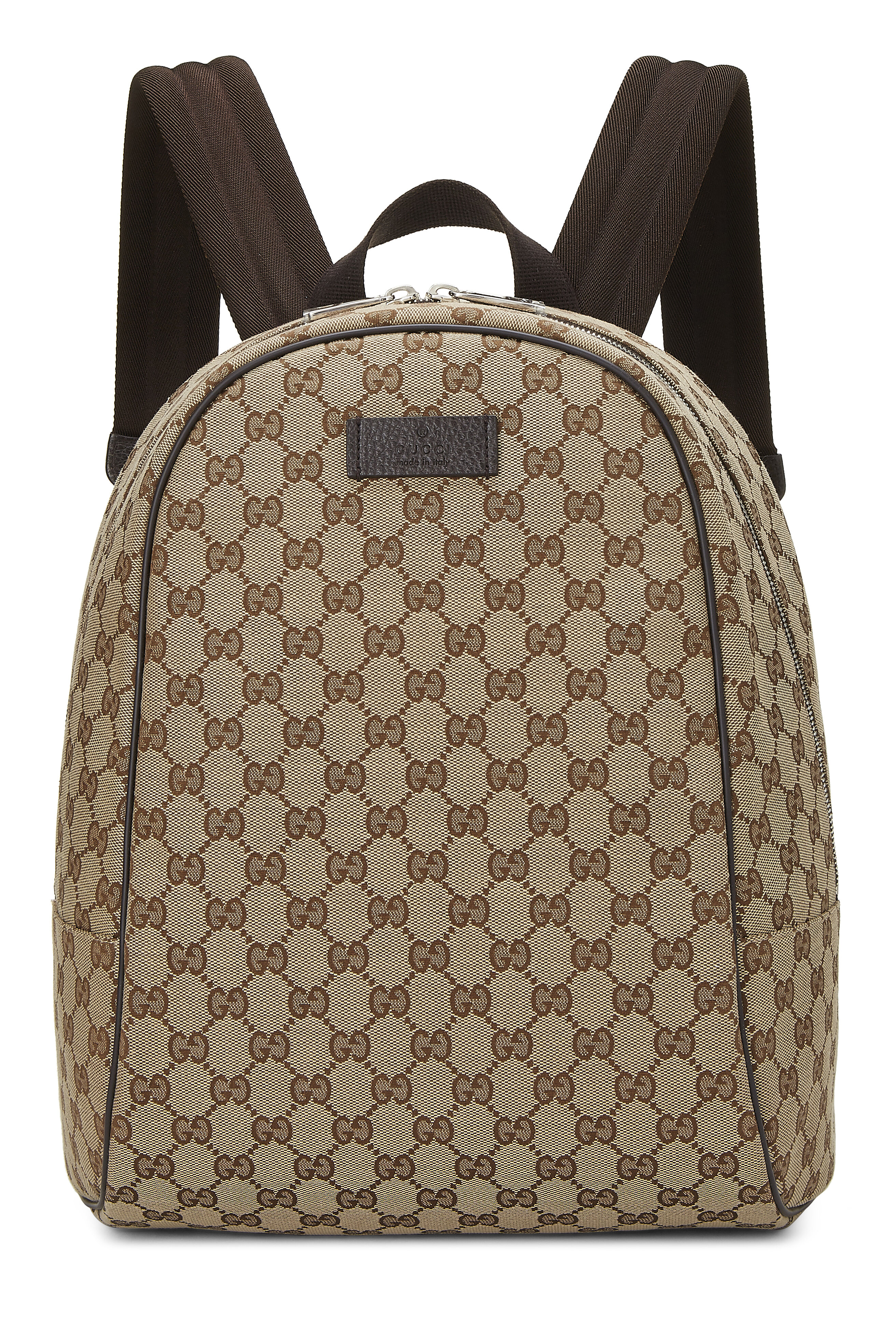 gucci canvas backpack