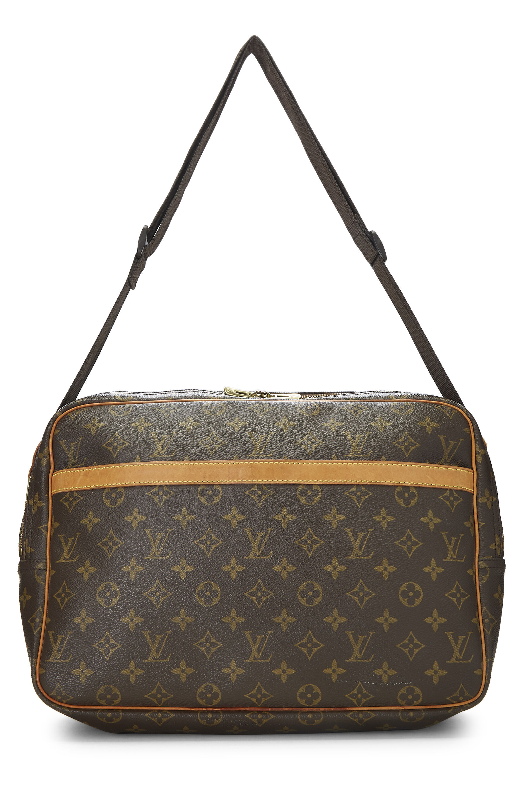 Black Louis Vuitton Monogram Reporter GM Crossbody Bag