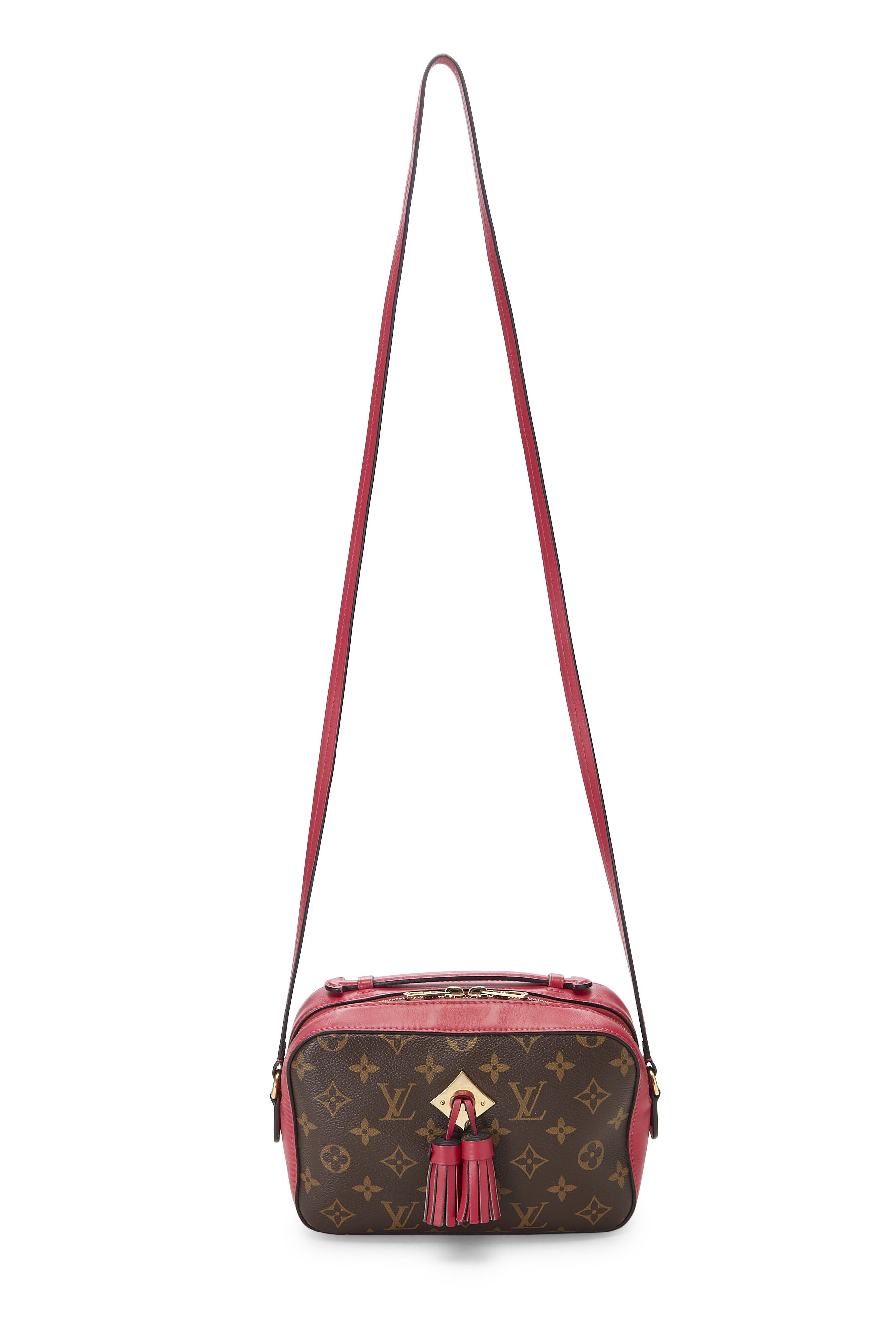 Saintonge leather crossbody bag Louis Vuitton Pink in Leather - 35180151