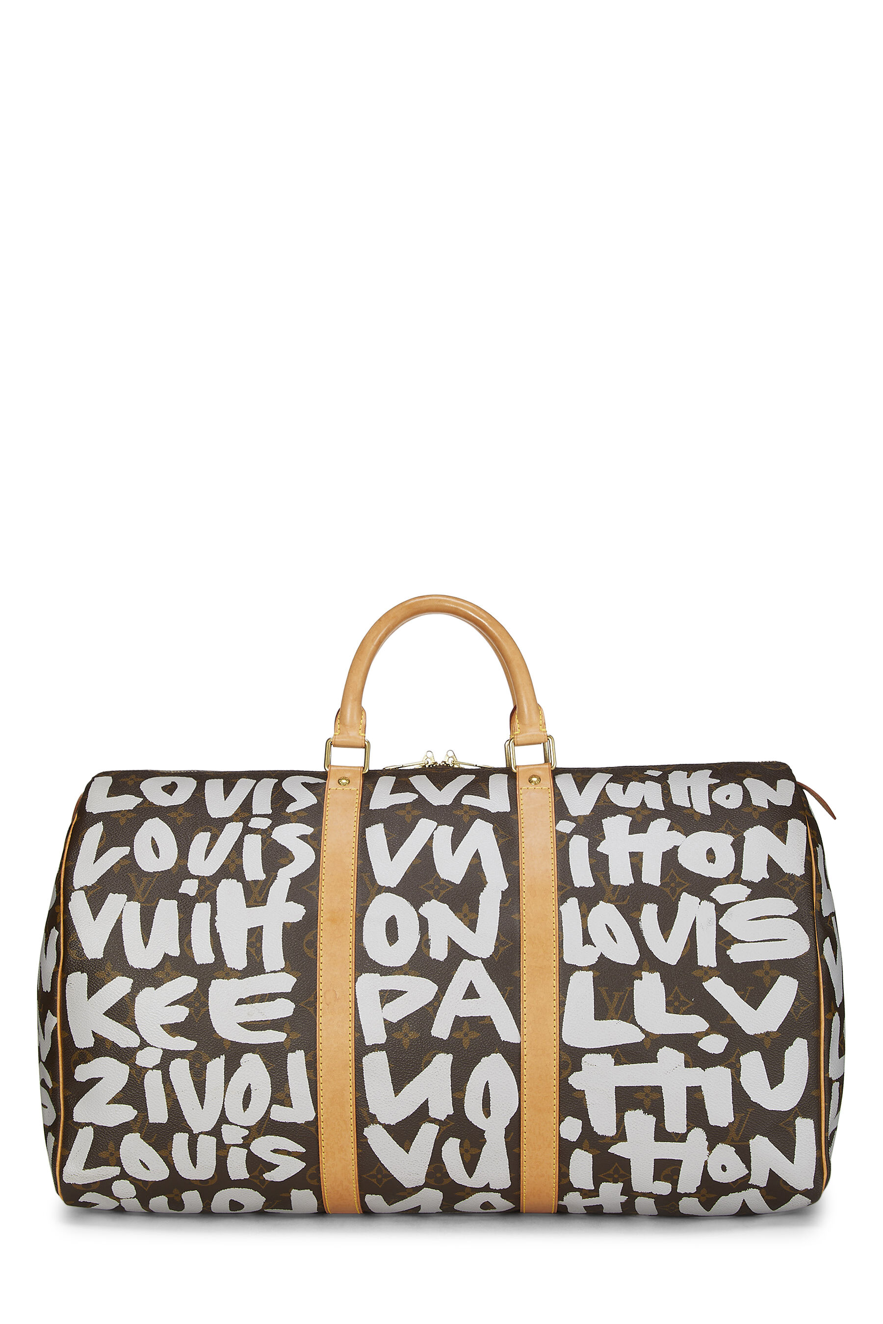 Shop Stephen Sprouse x Louis Vuitton Grey Monogram Graffiti 