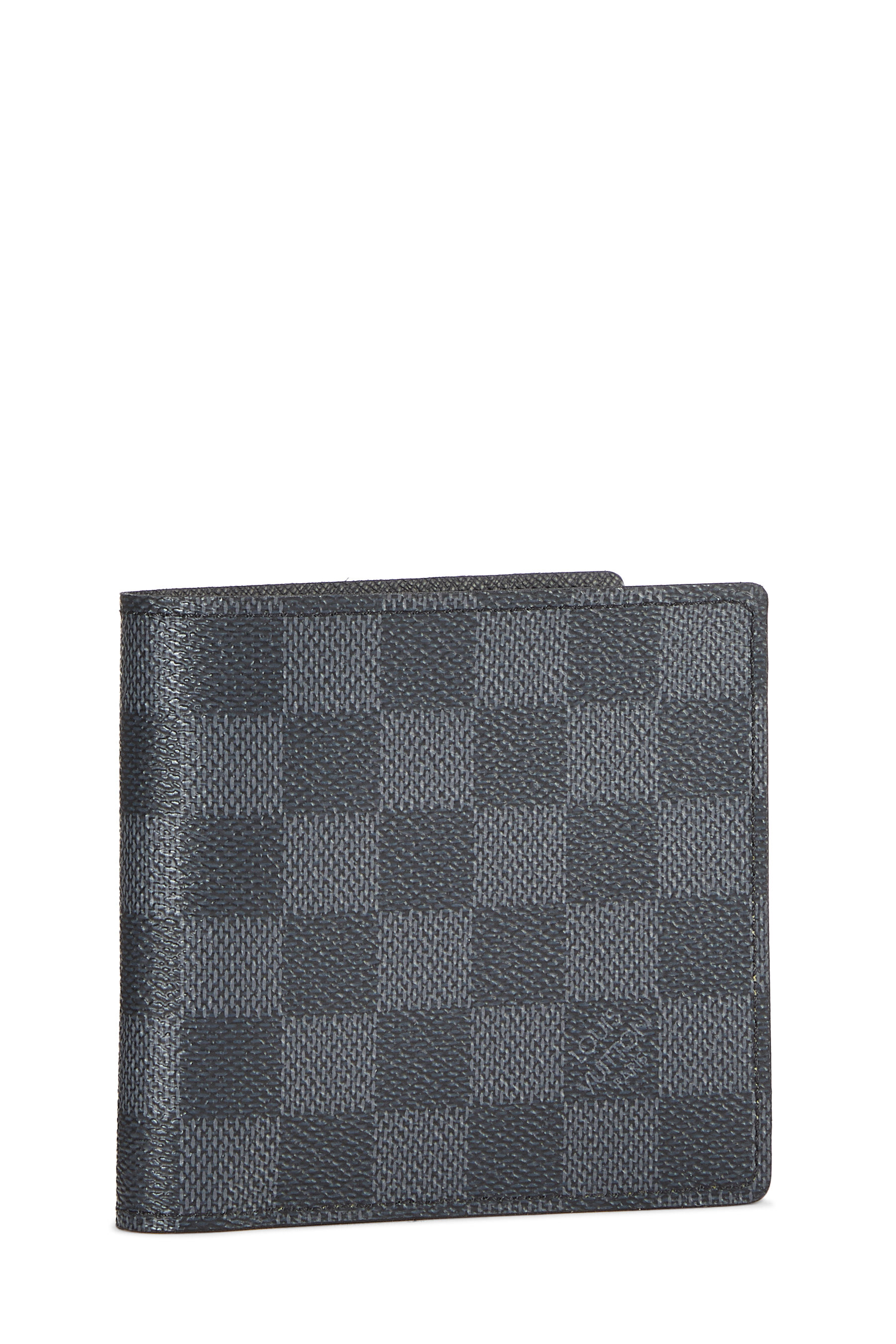 Pre-owned Louis Vuitton Marco Wallet Damier Graphite Black/grey