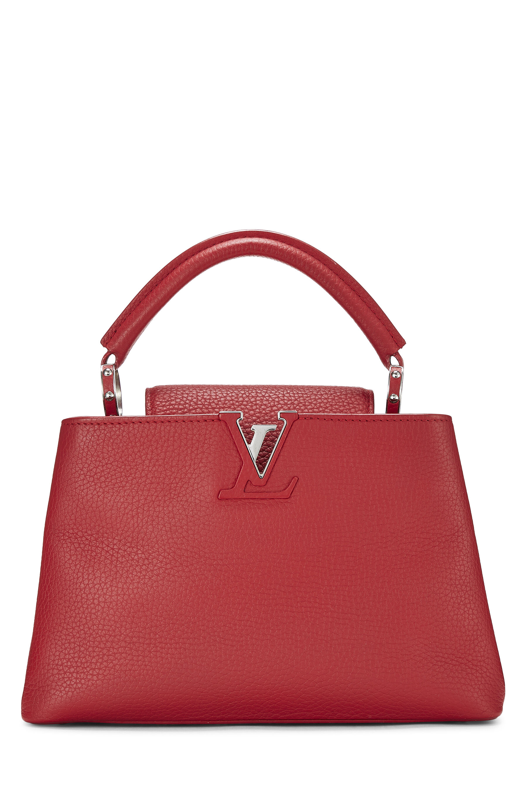 Louis Vuitton - Red Taurillon Capucines Bb