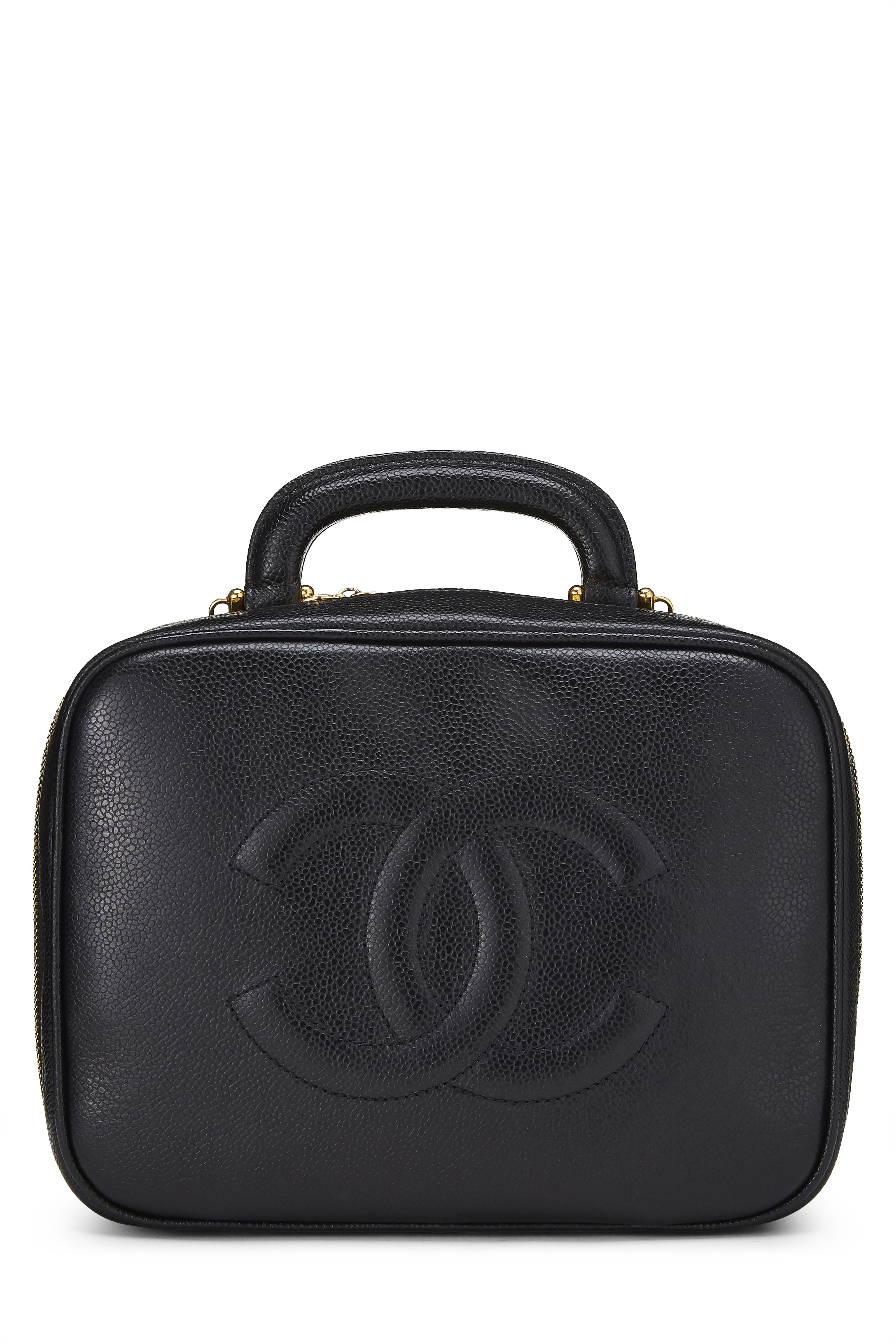 Chanel Incognito SO BLACK Small CC Filigree Vanity Case Crossbody Bag