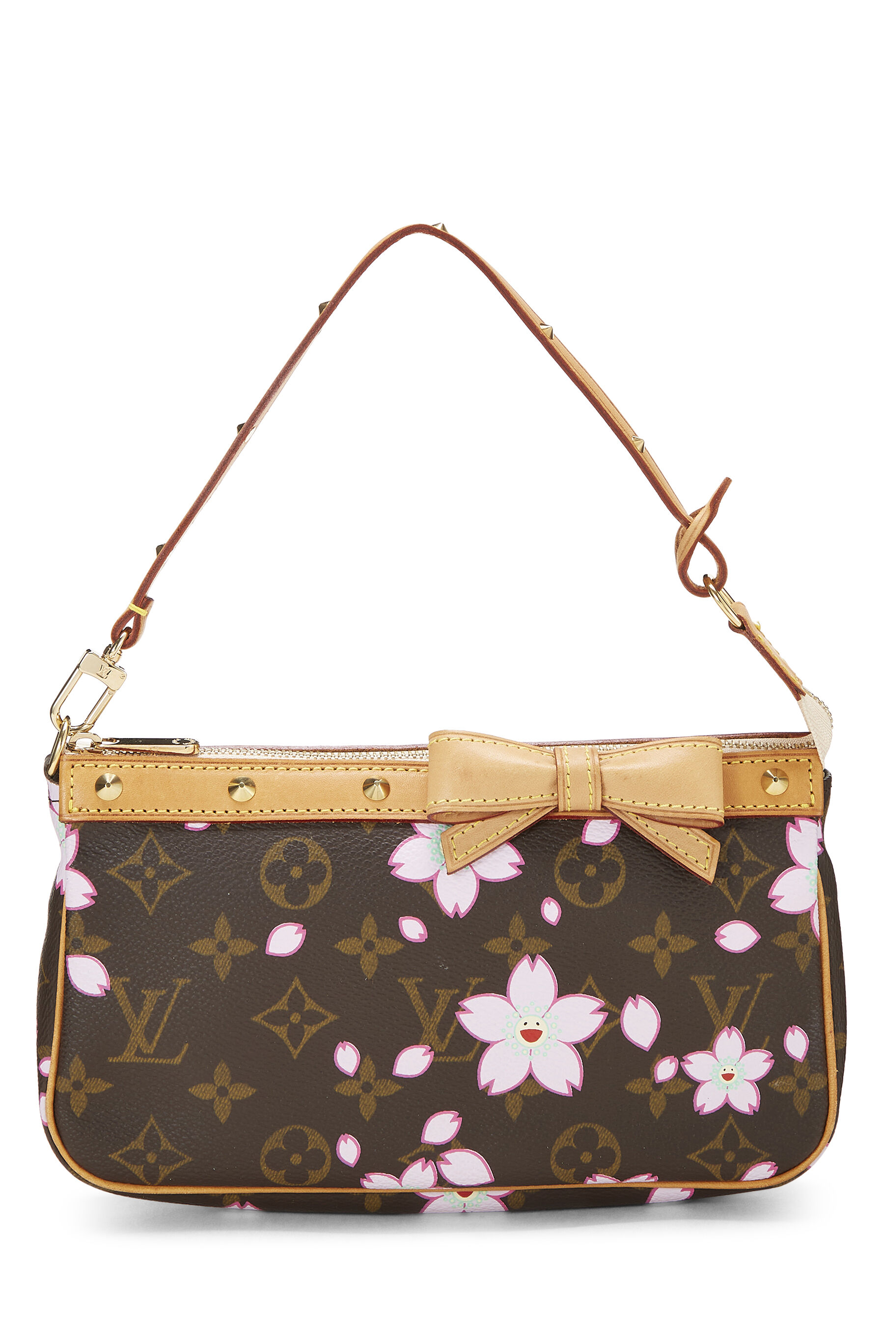 Louis Vuitton, Bags, Louis Vuitton Limited Edition Cherry Blossom Pochette  Purse