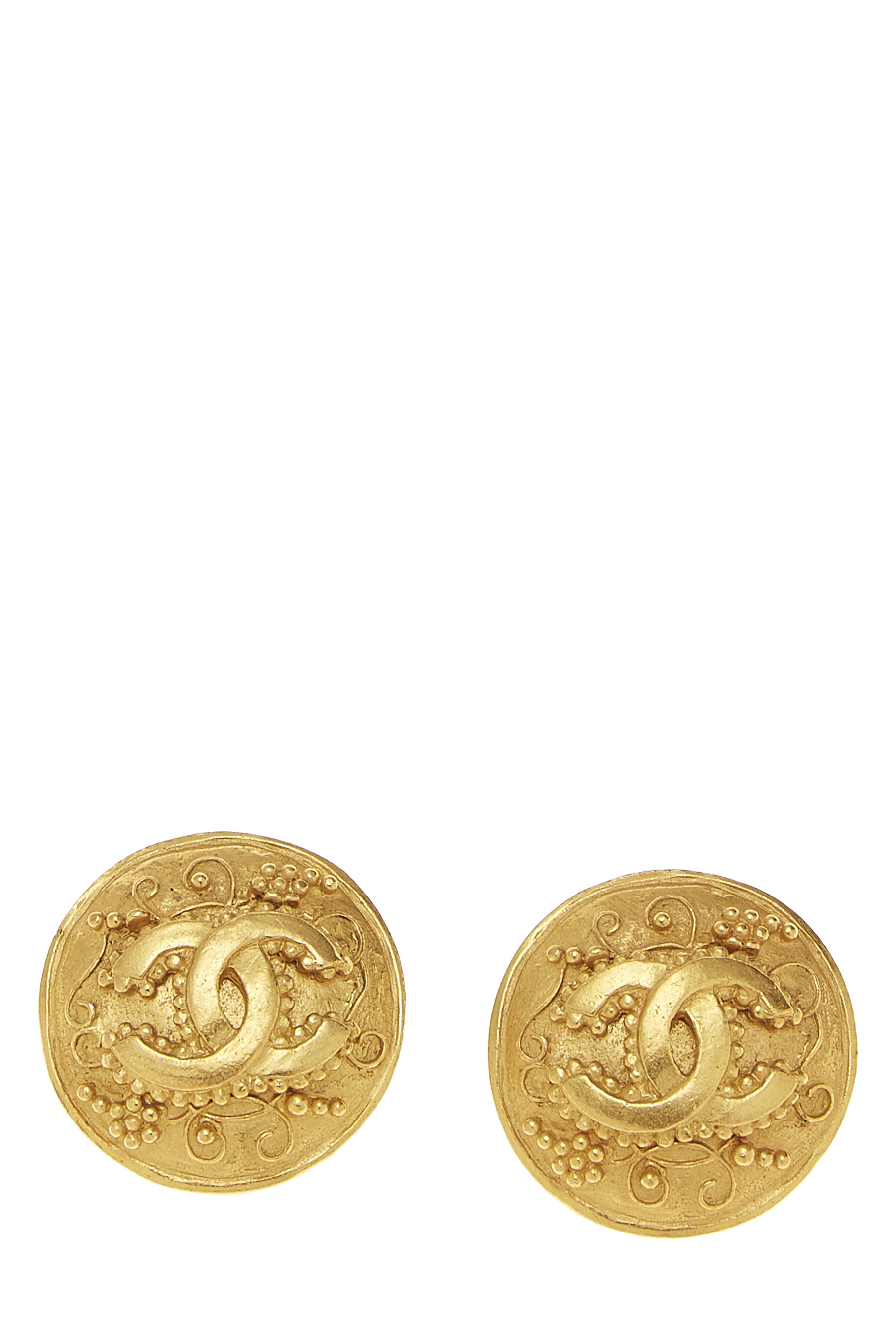 Chanel Classic CC Turnlock Earrings Faux Pearl Gold/Pearl in Metal