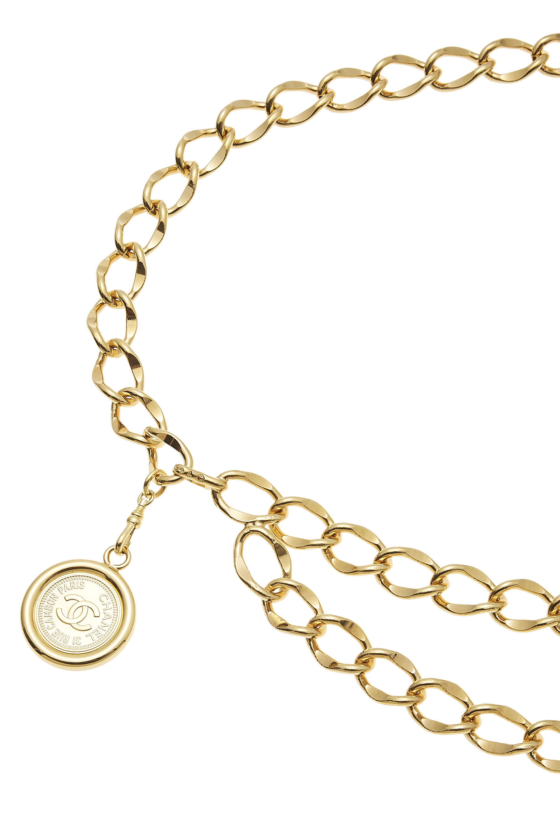 Chanel Gold Medallion Chain Belt 2 Q6AABW17DB074