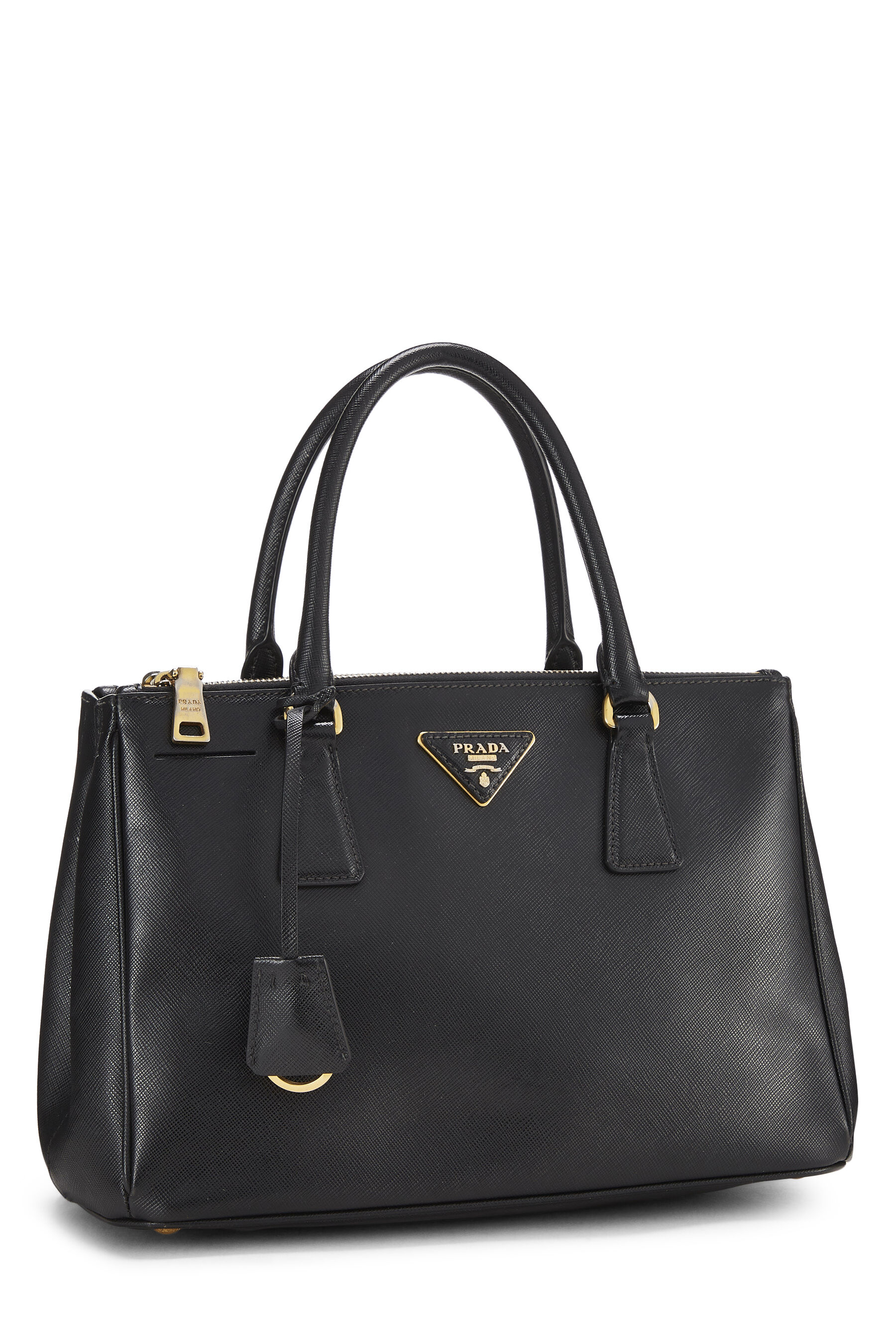Authentic Prada Saffiano Lux Tote Bag Handbag Black
