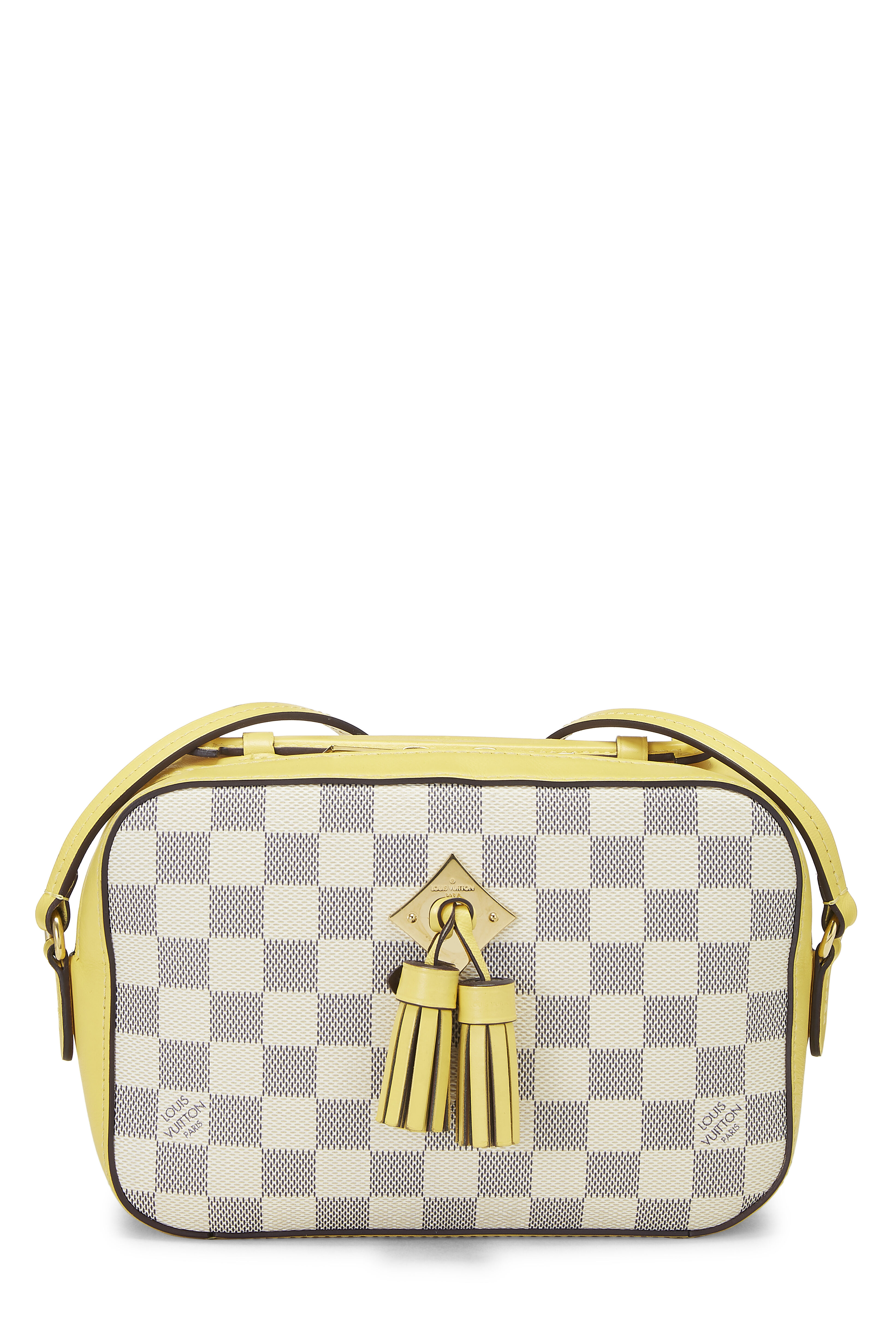 Louis Vuitton Saintonge Damier Azur Crossbody Bag White