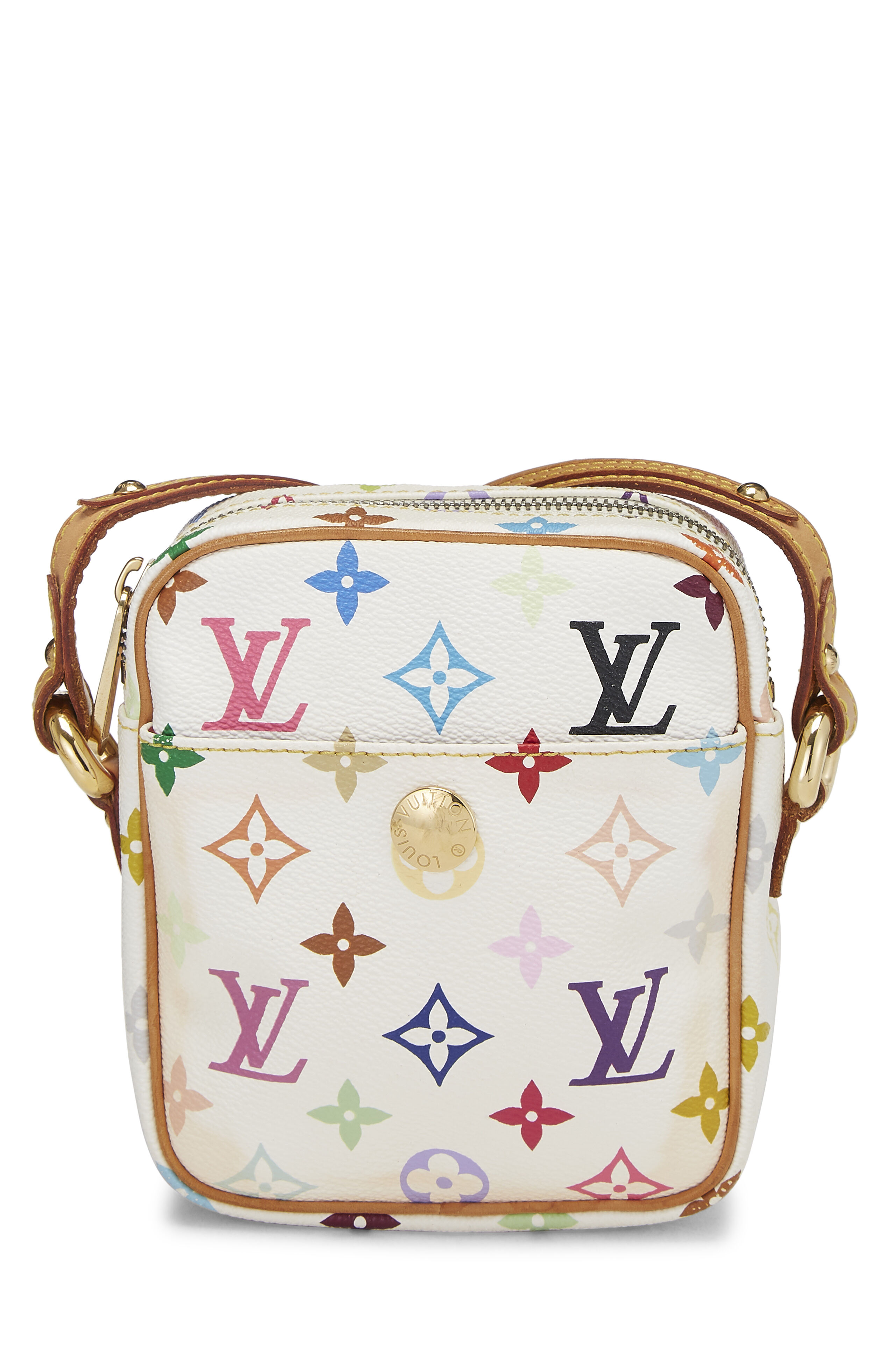 Pre-owned Louis Vuitton X Takashi Murakami 2005 Rift Shoulder Bag In White